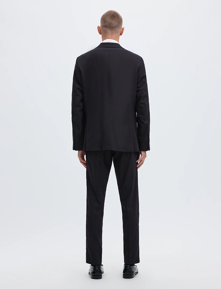 Selected - SLMSLIM-NEIL BLZ NOOS - einreiher - black - 3