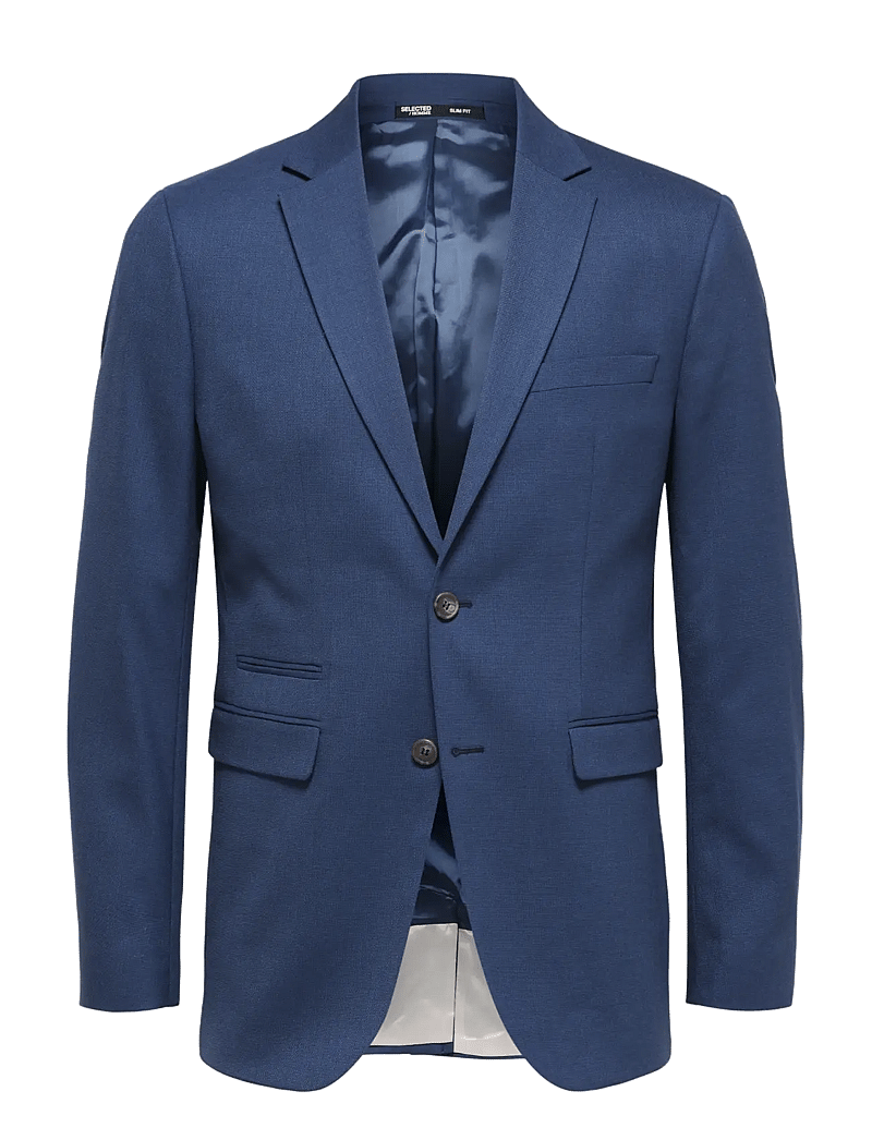 Selected - SLHSLIM-NEIL BLZ NOOS - Ühe rinnatisega pintsakud - blue depths - 1