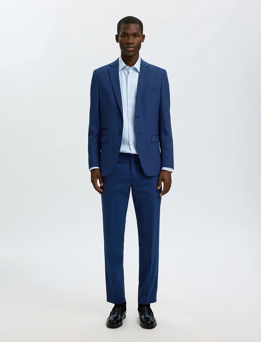 Selected - SLMSLIM-NEIL BLZ NOOS - enkeltradede blazere - blue depths - 3