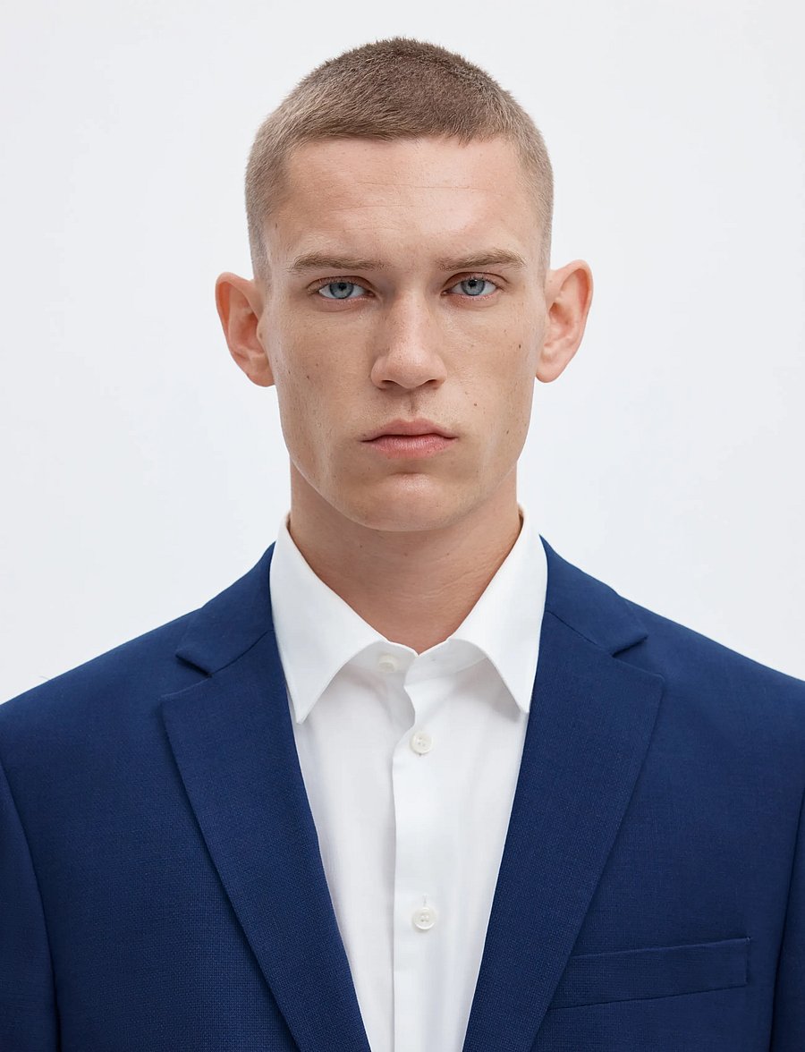 Selected - SLMSLIM-NEIL BLZ NOOS - einreiher - blue depths - 4