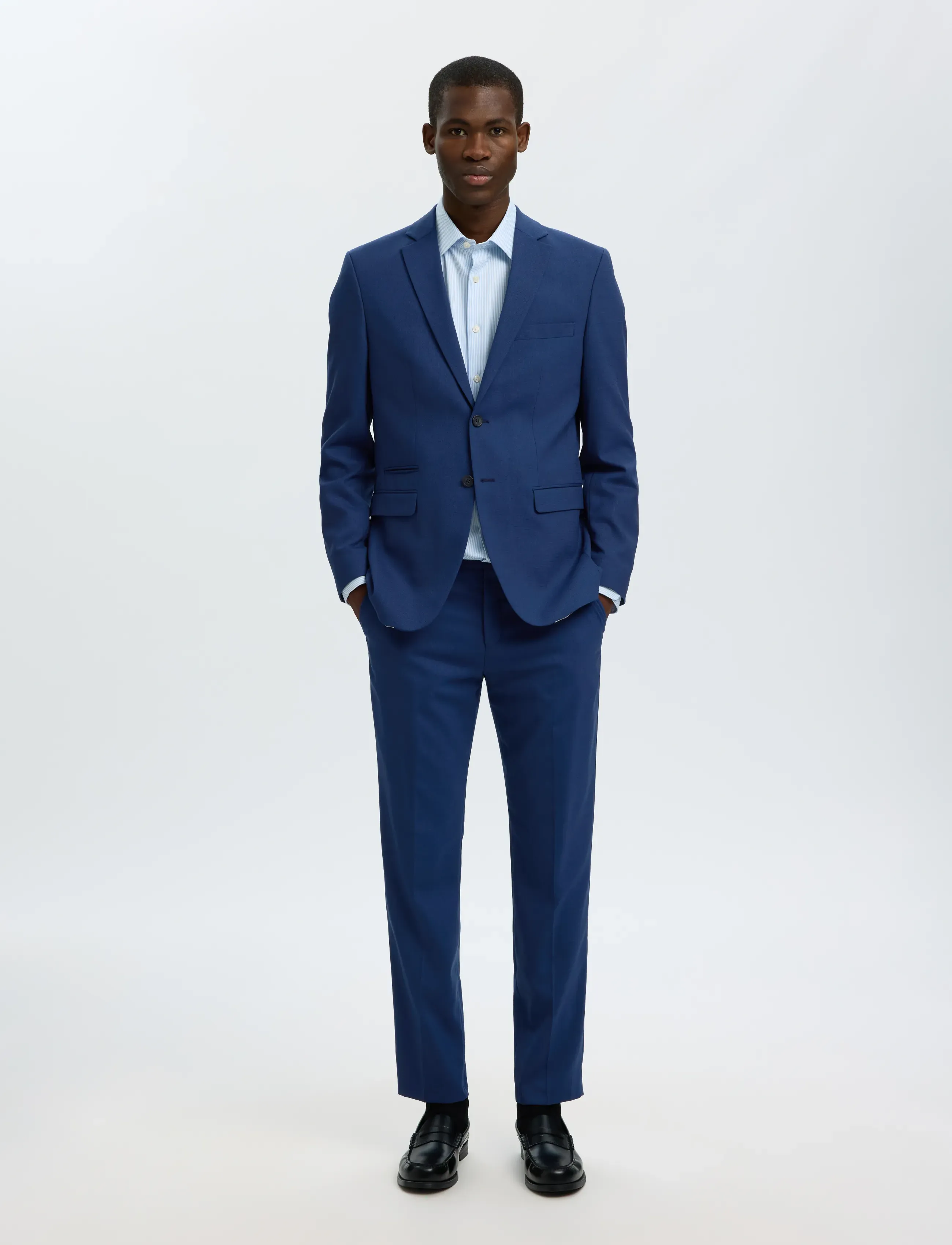 Selected - SLMSLIM-NEIL BLZ NOOS - enkeltradede blazere - blue depths - 5