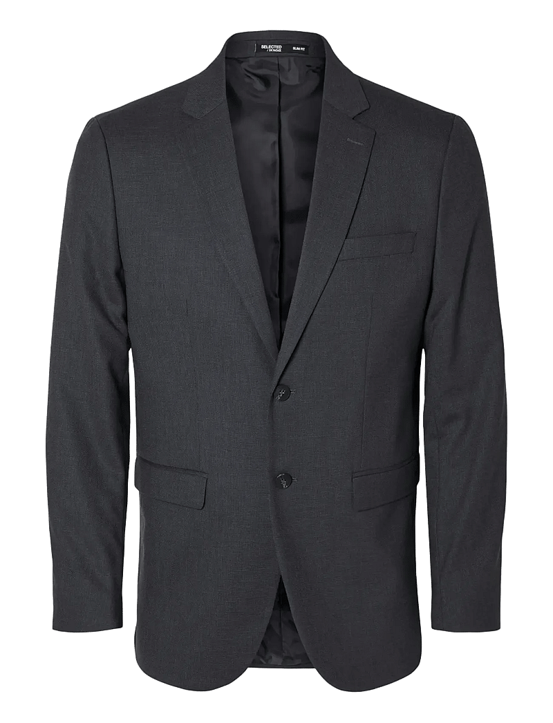 Selected - SLMSLIM-NEIL BLZ NOOS - single breasted blazers - charcoal gray - 0