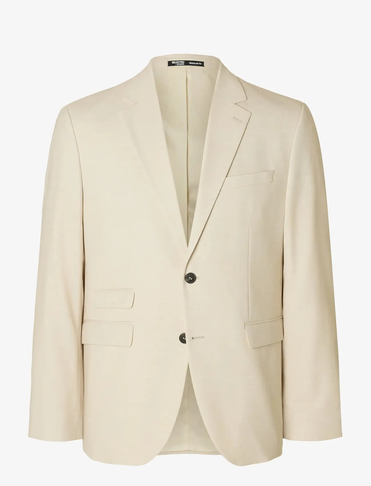 Selected - SLHSLIM-NEIL BLZ B - einreiher - egret - 1