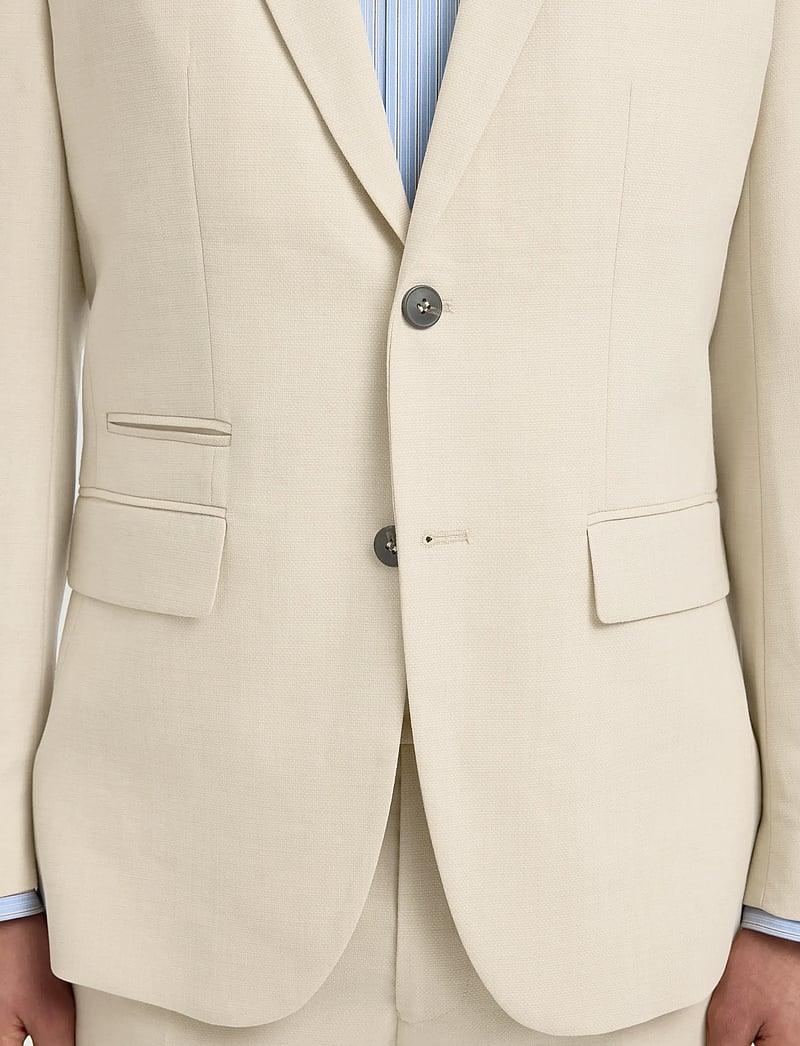 Selected - SLHSLIM-NEIL BLZ B - einreiher - egret - 4