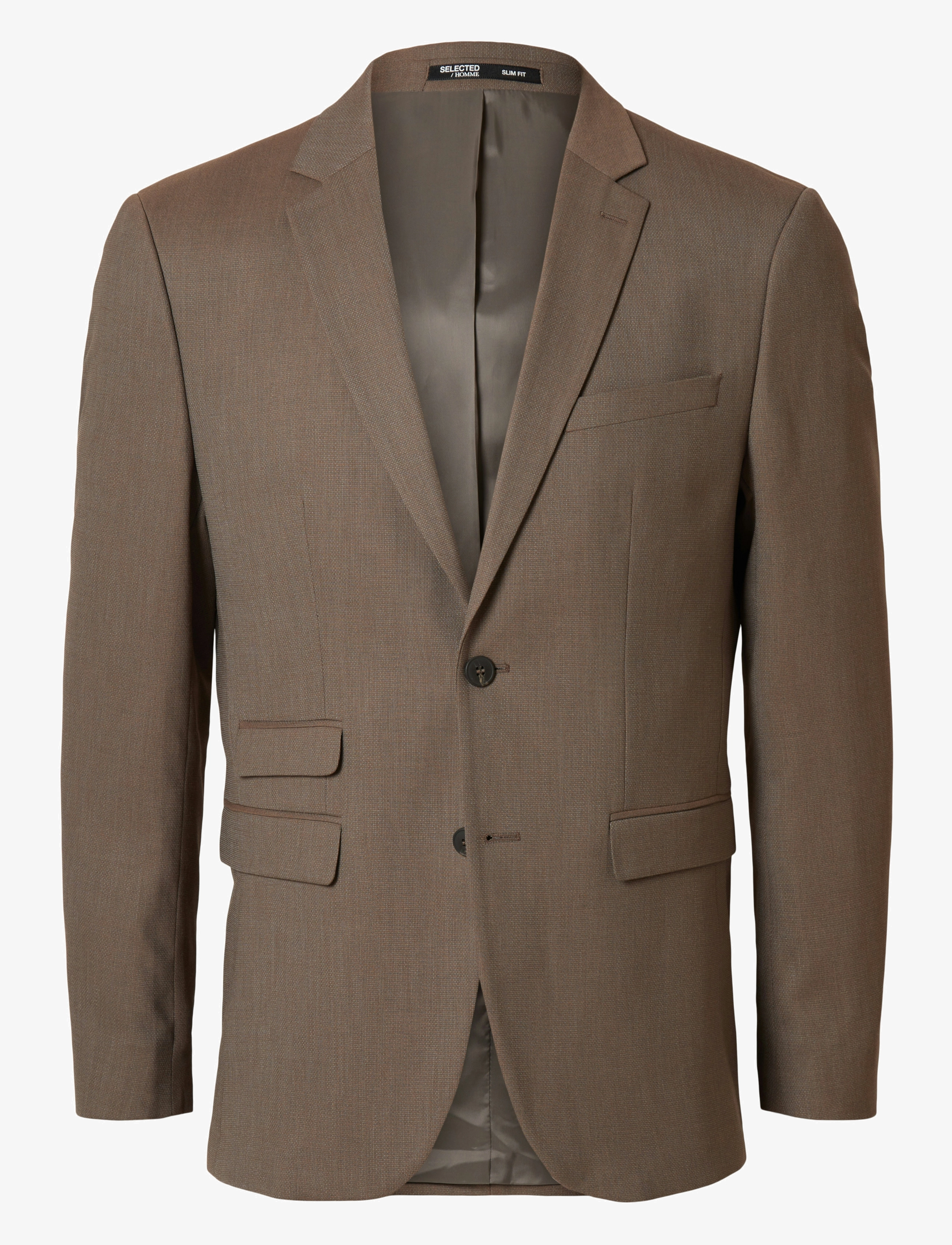 Selected SLMSLIM-NEIL BLZ NOOS - Kleding - KELP / beige