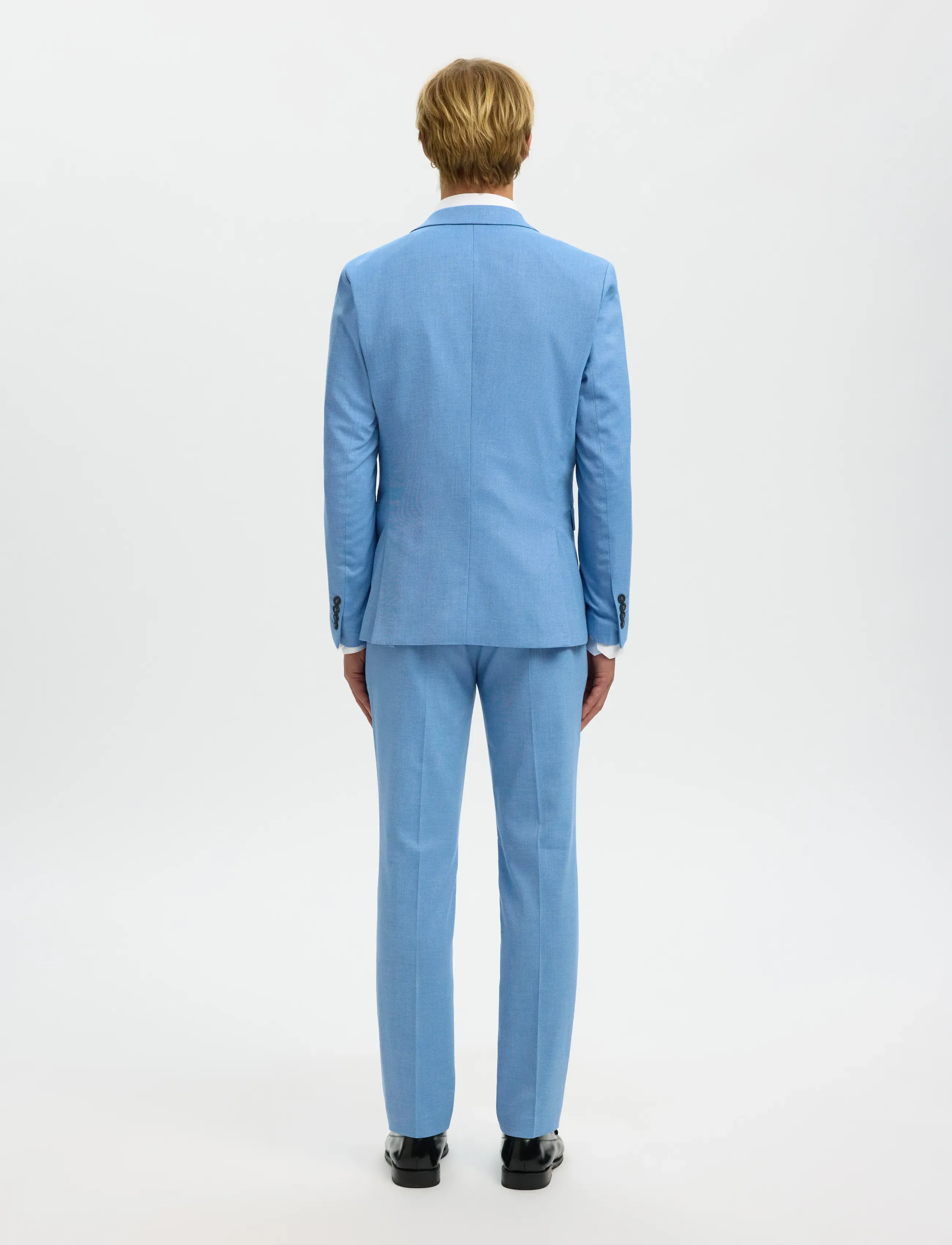 Selected - SLMSLIM-NEIL BLZ NOOS - enkeltradede blazere - light blue - 2