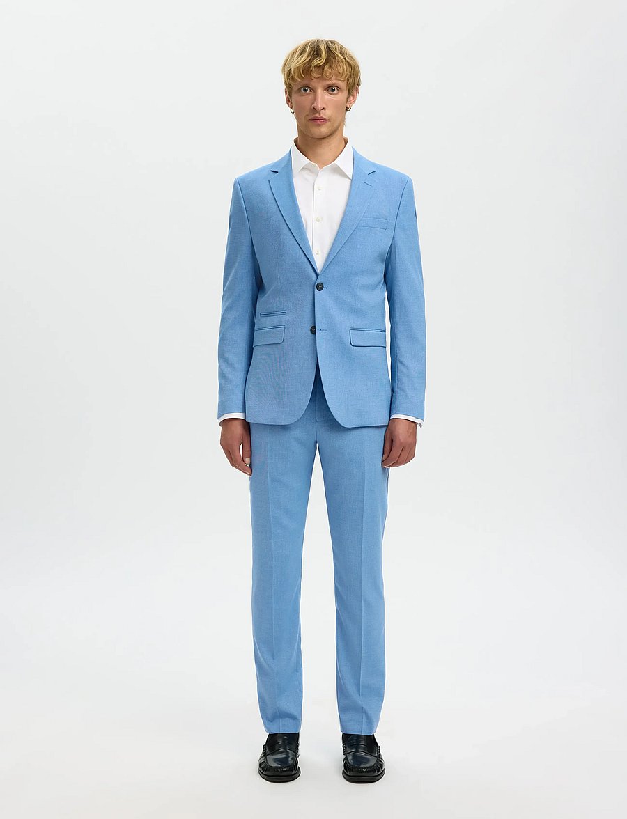 Selected - SLMSLIM-NEIL BLZ NOOS - einreiher - light blue - 3