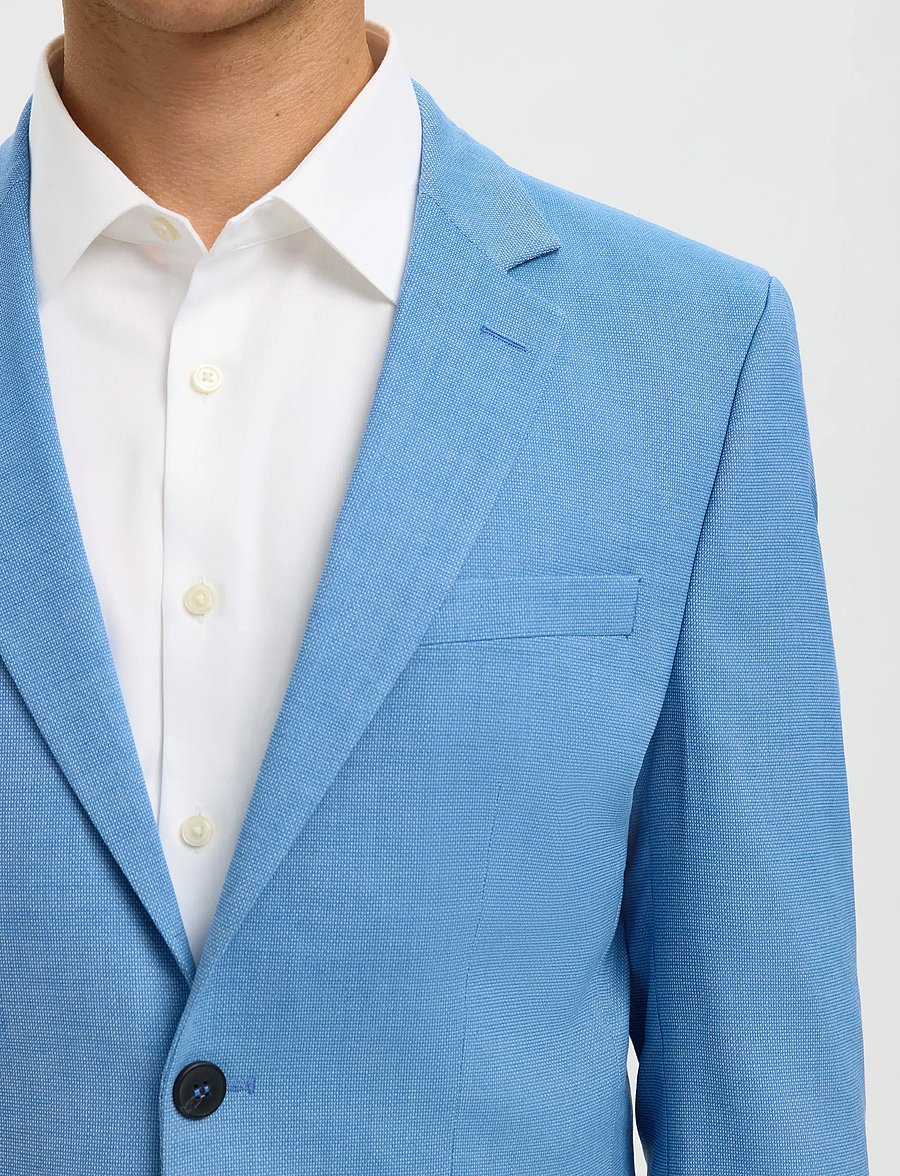 Selected - SLMSLIM-NEIL BLZ NOOS - einreiher - light blue - 4