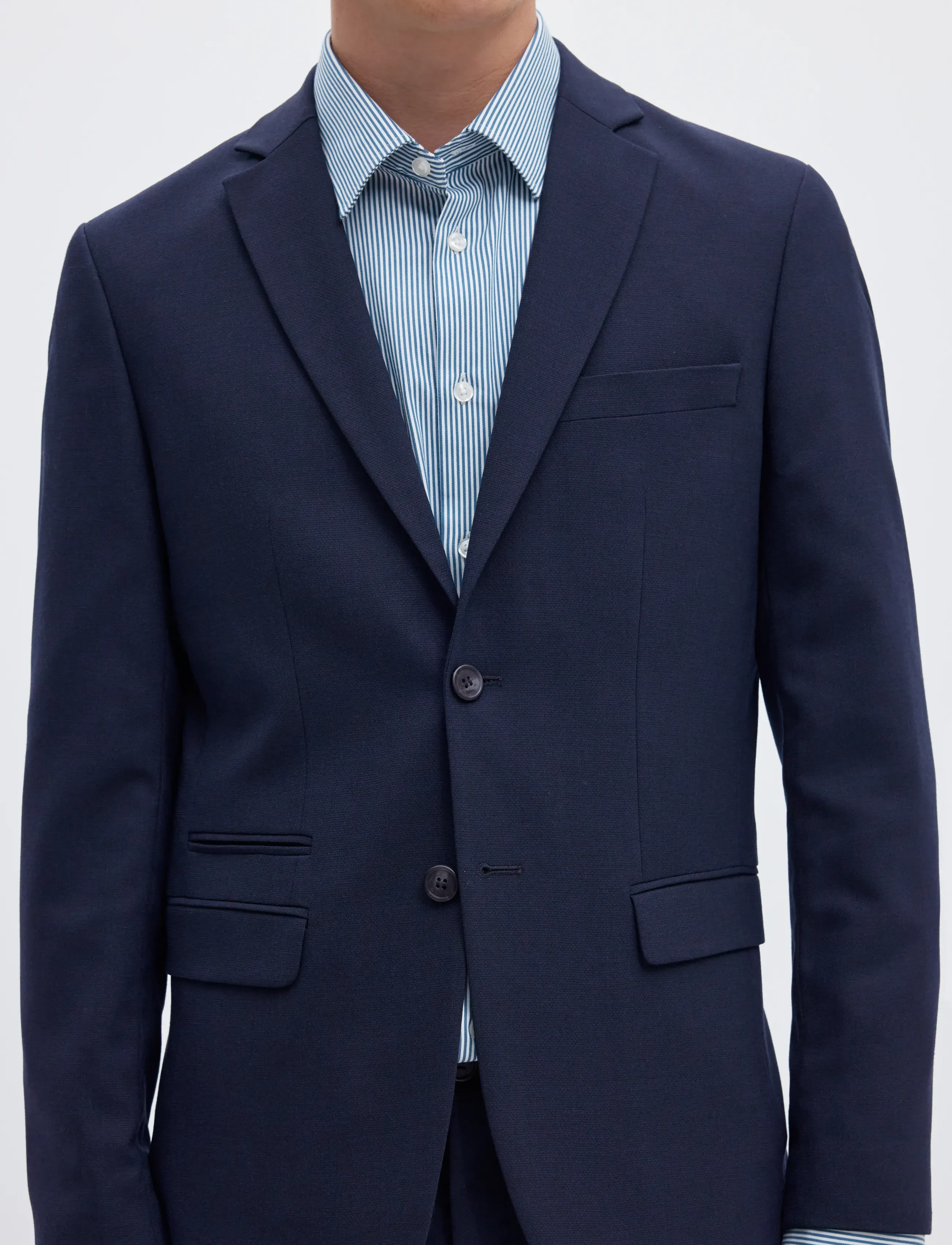 Selected SLMSLIM-NEIL BLZ NOOS - Clothing - NAVY BLAZER / navy