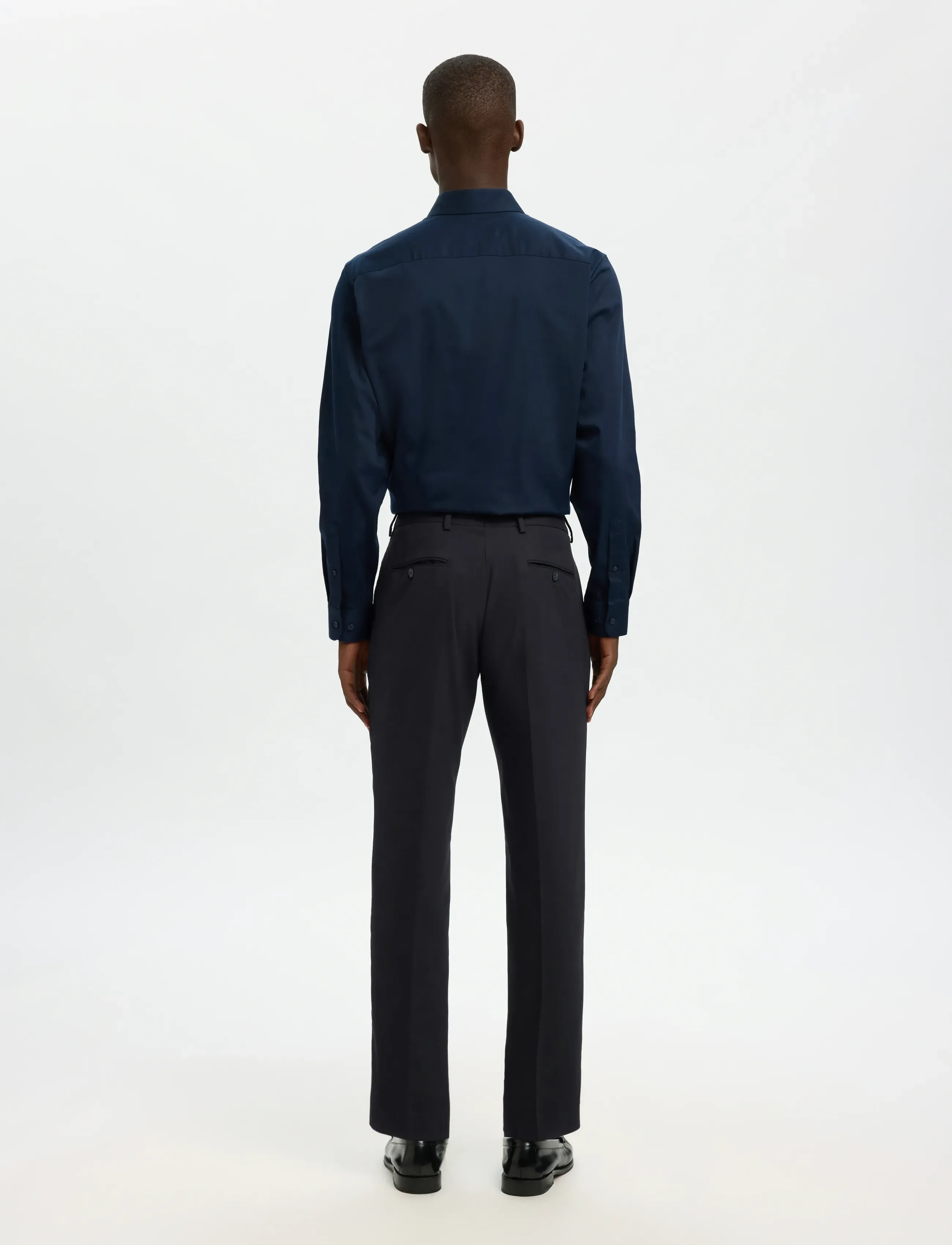 Selected - SLMSLIM-NEIL TRS NOOS - habitbukser - black - 3