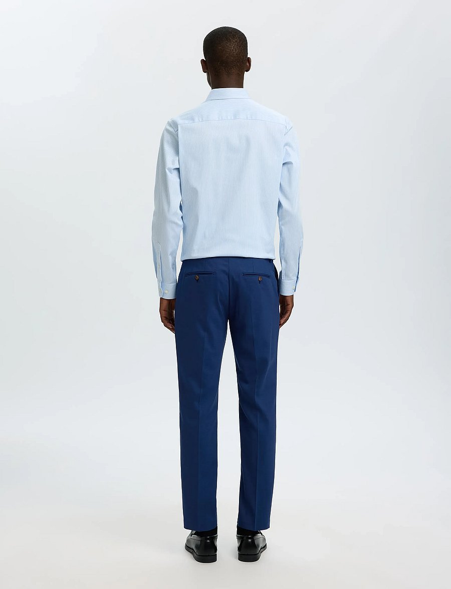Selected - SLMSLIM-NEIL TRS NOOS - habitbukser - blue depths - 3