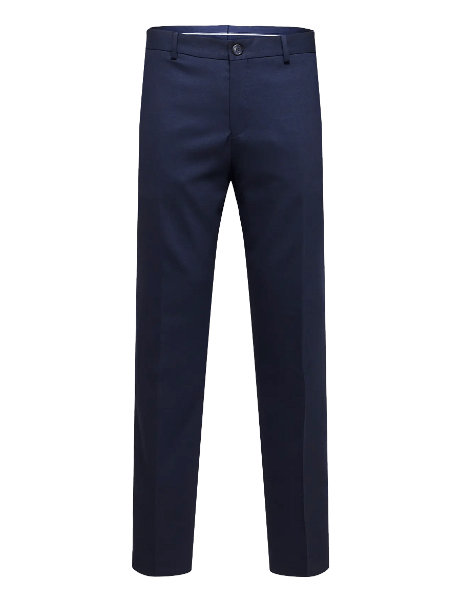 Selected - SLMSLIM-NEIL TRS NOOS - kostiuminės kelnės - navy blazer - 1