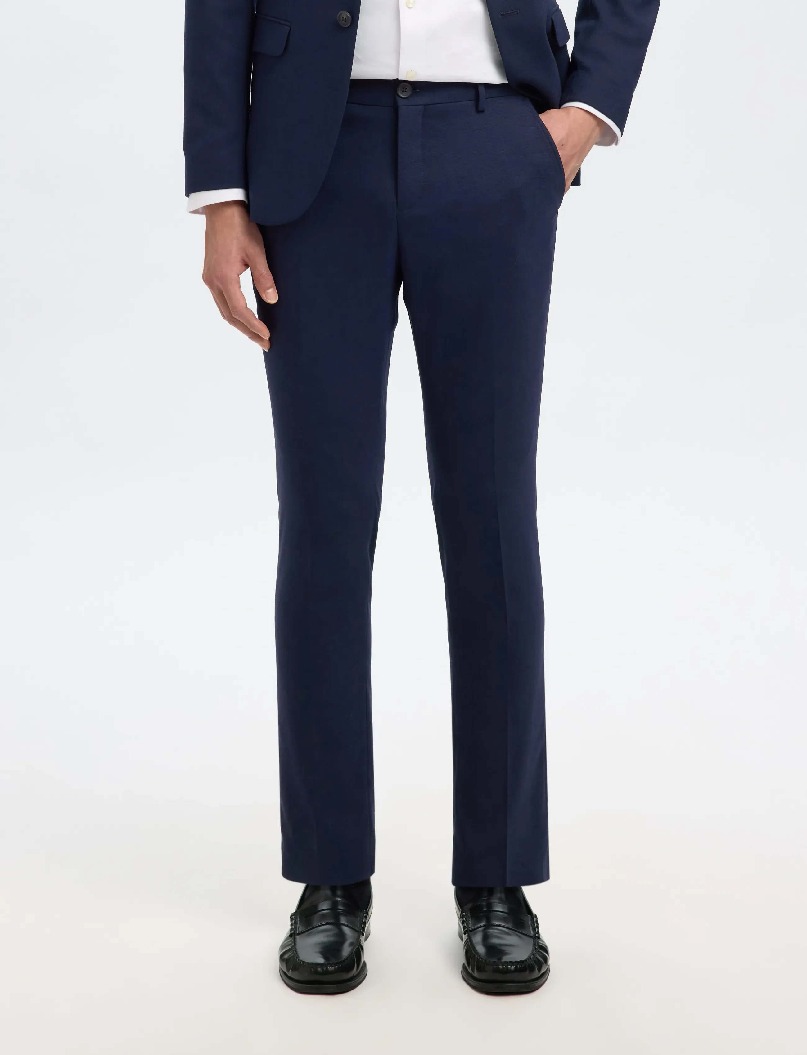 Selected SLMSLIM-NEIL TRS NOOS - Püksid - NAVY BLAZER / navy