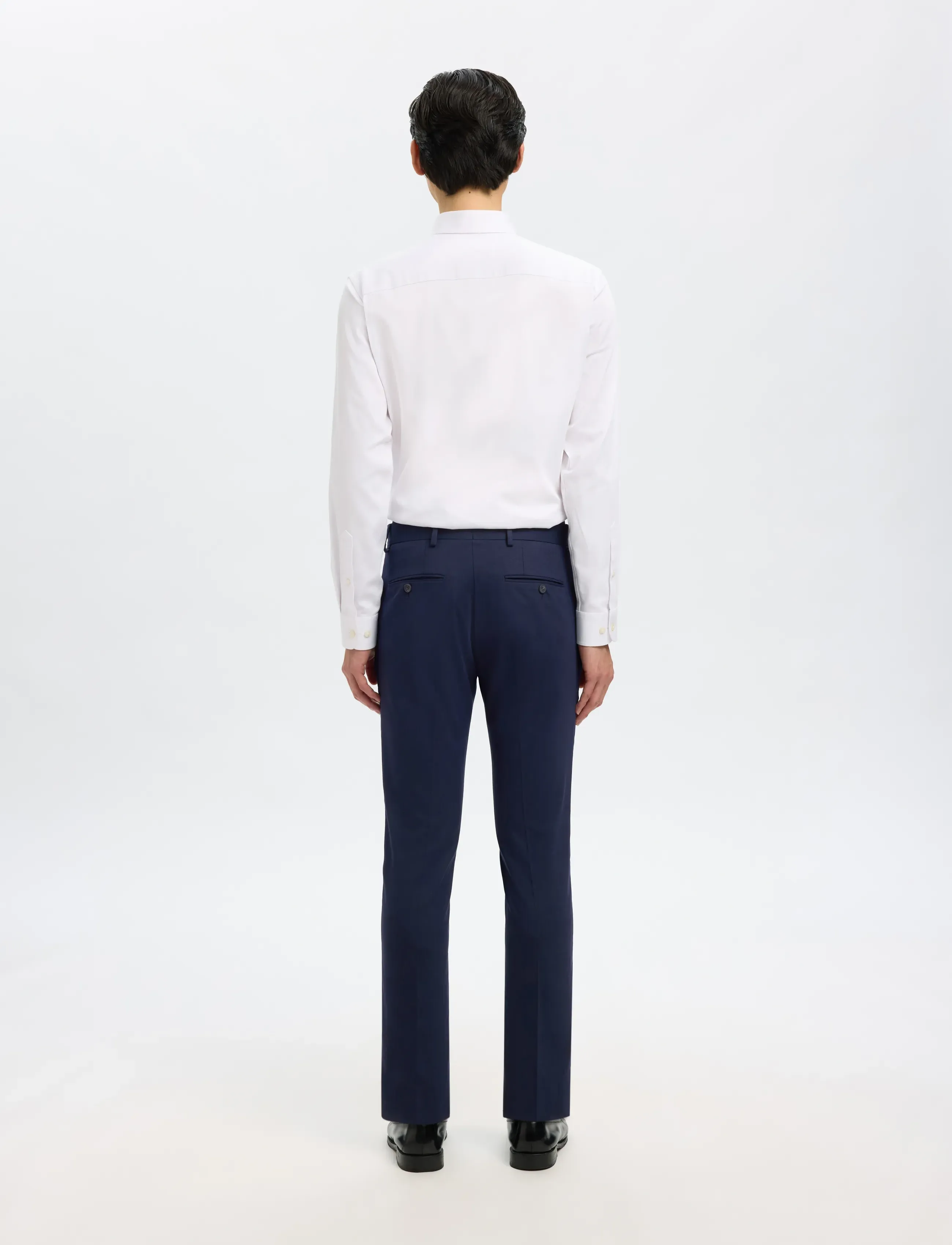 Selected - SLMSLIM-NEIL TRS NOOS - kostiuminės kelnės - navy blazer - 2