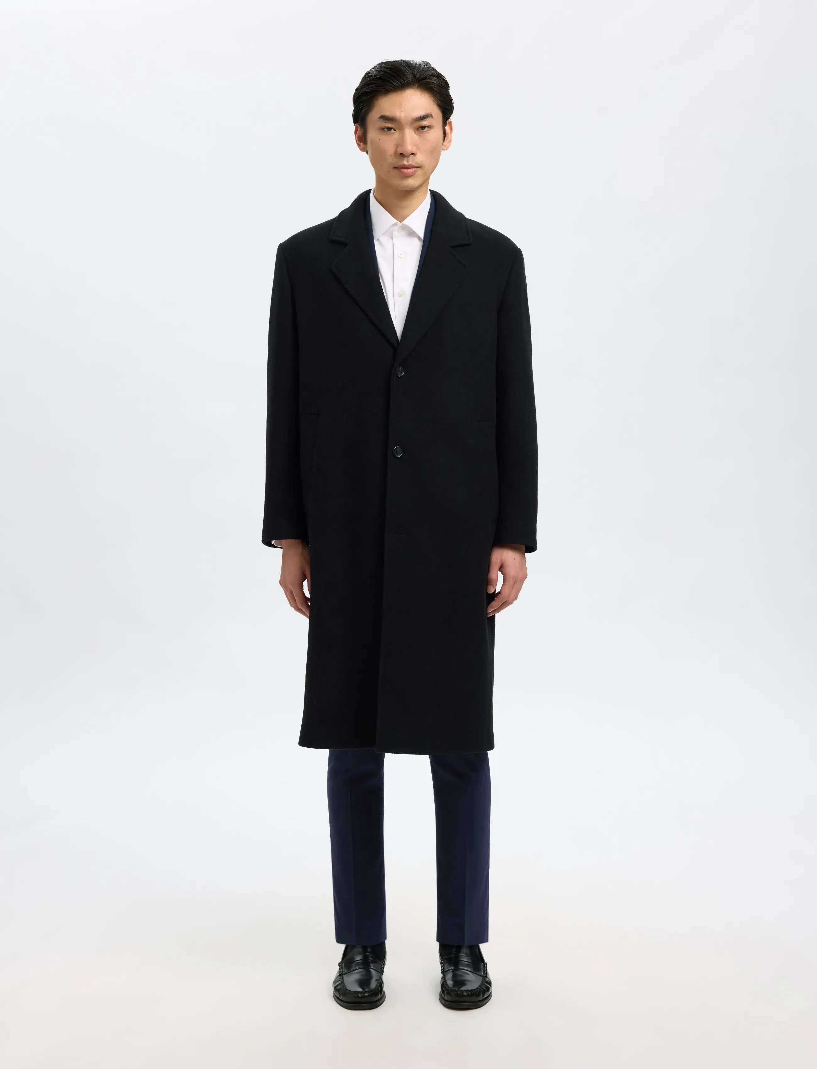 Selected - SLMSLIM-NEIL TRS NOOS - kostiuminės kelnės - navy blazer - 5