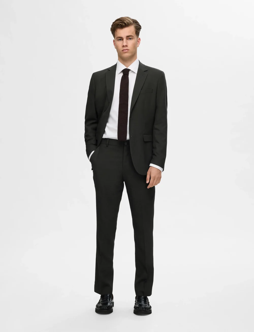 Selected - SLHSLIM-NEIL TRS NOOS - suit trousers - rosin - 3