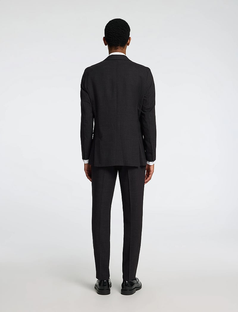 Selected - SLHSLIM-OASIS LINEN BLZ NOOS - enkelknäppta kavajer - black - 2