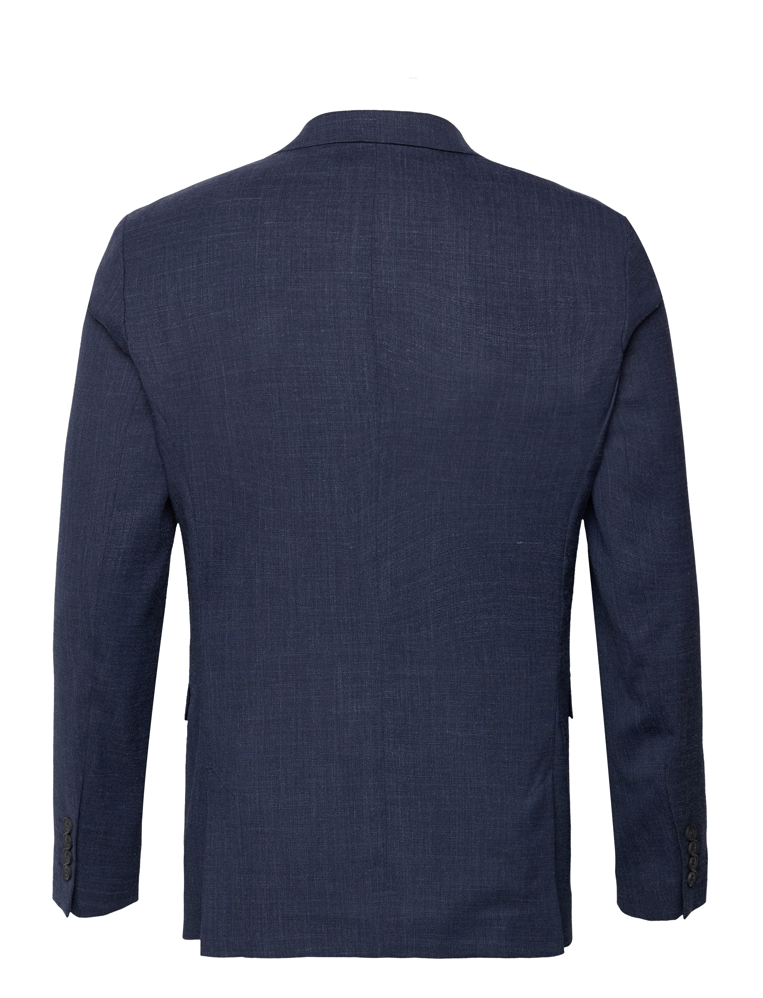 Selected - SLMSLIM-OASIS LINEN BLZ NOOS - enkeltradede blazere - dark navy - 2