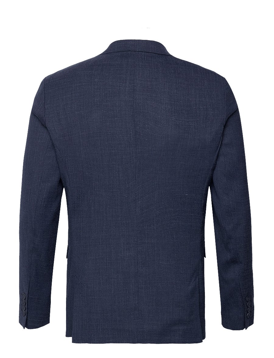 Selected - SLMSLIM-OASIS LINEN BLZ NOOS - enkeltradede blazere - dark navy - 2