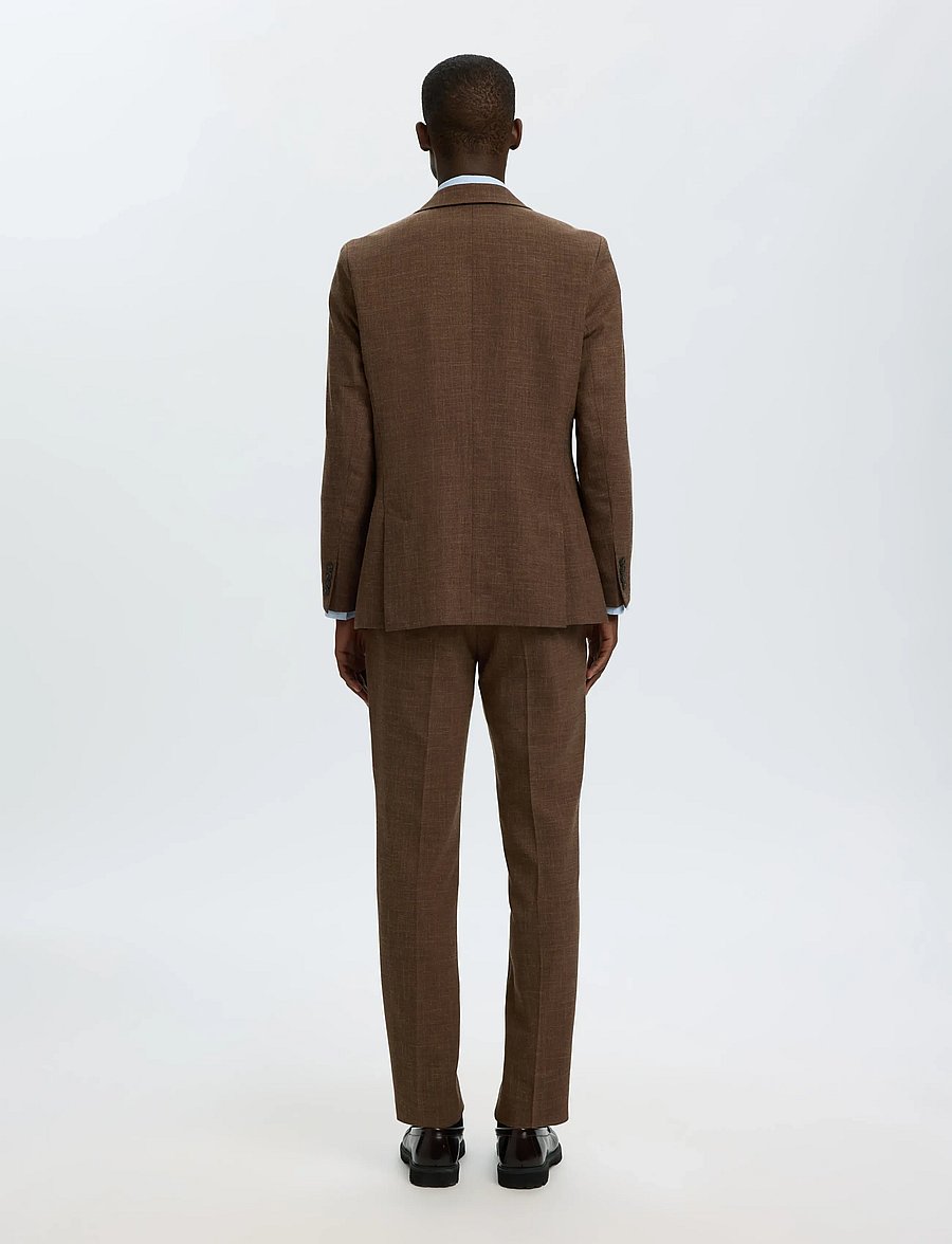 Selected - SLMSLIM-OASIS LINEN BLZ NOOS - enkeltradede blazere - delicioso - 2