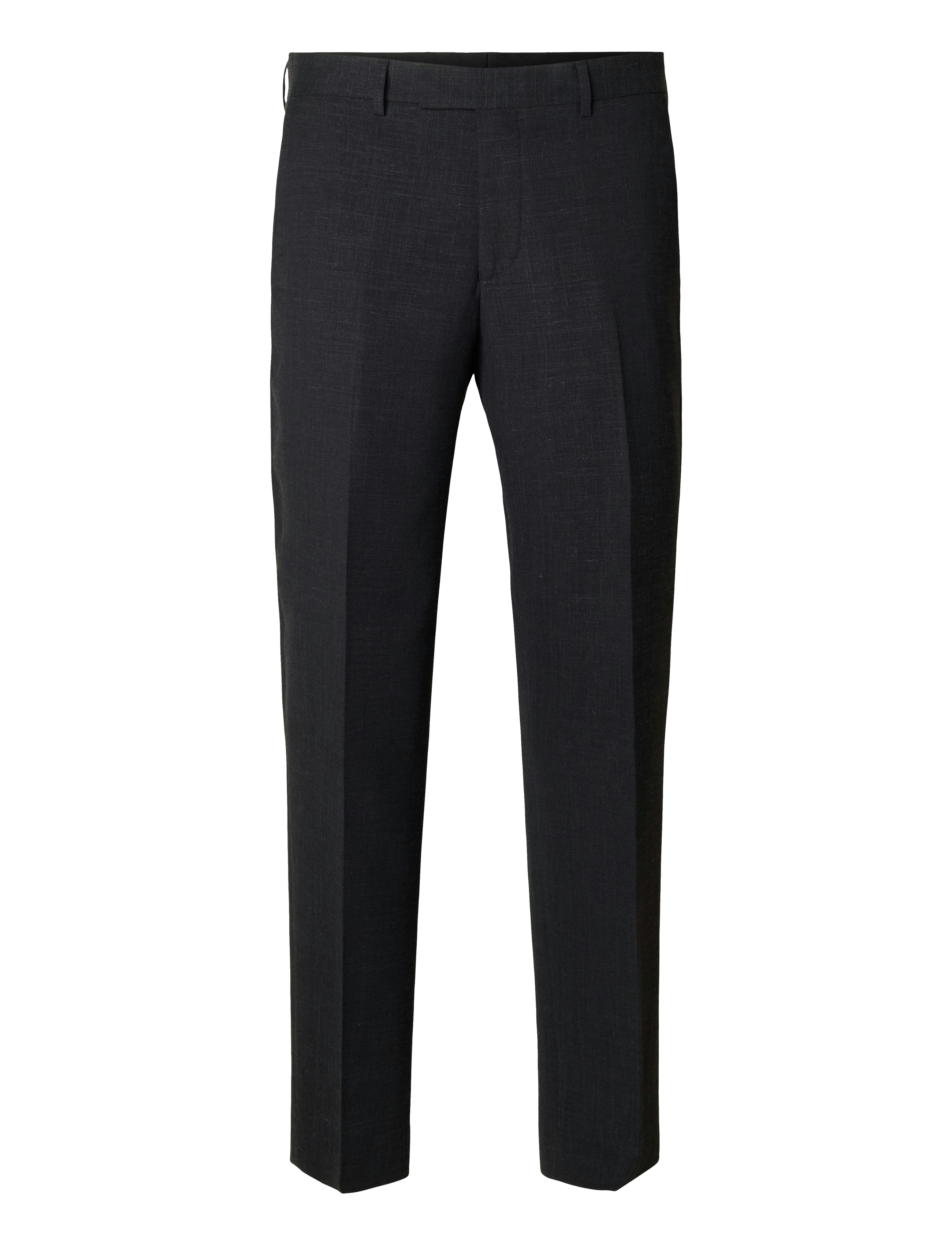 SELECTED Slmslim-Oasis Linen Trs Noos Schwarz - 54 - Herren
