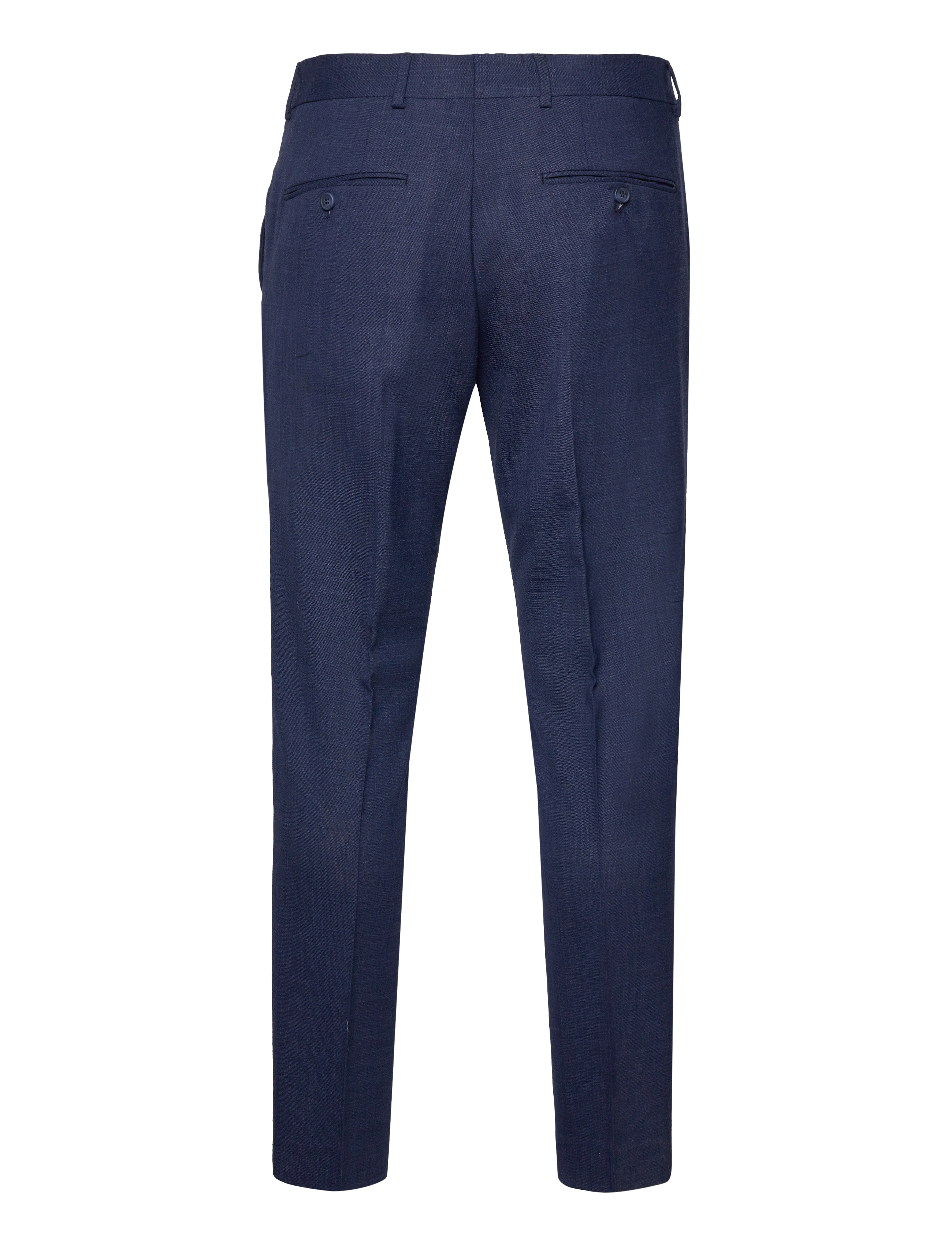 Selected - SLMSLIM-OASIS LINEN TRS NOOS - jakkesætbukser i hør - dark navy - 2