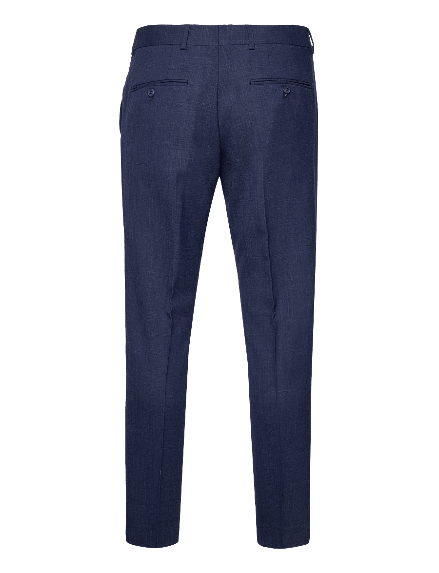 Selected - SLMSLIM-OASIS LINEN TRS NOOS - jakkesætbukser i hør - dark navy - 2