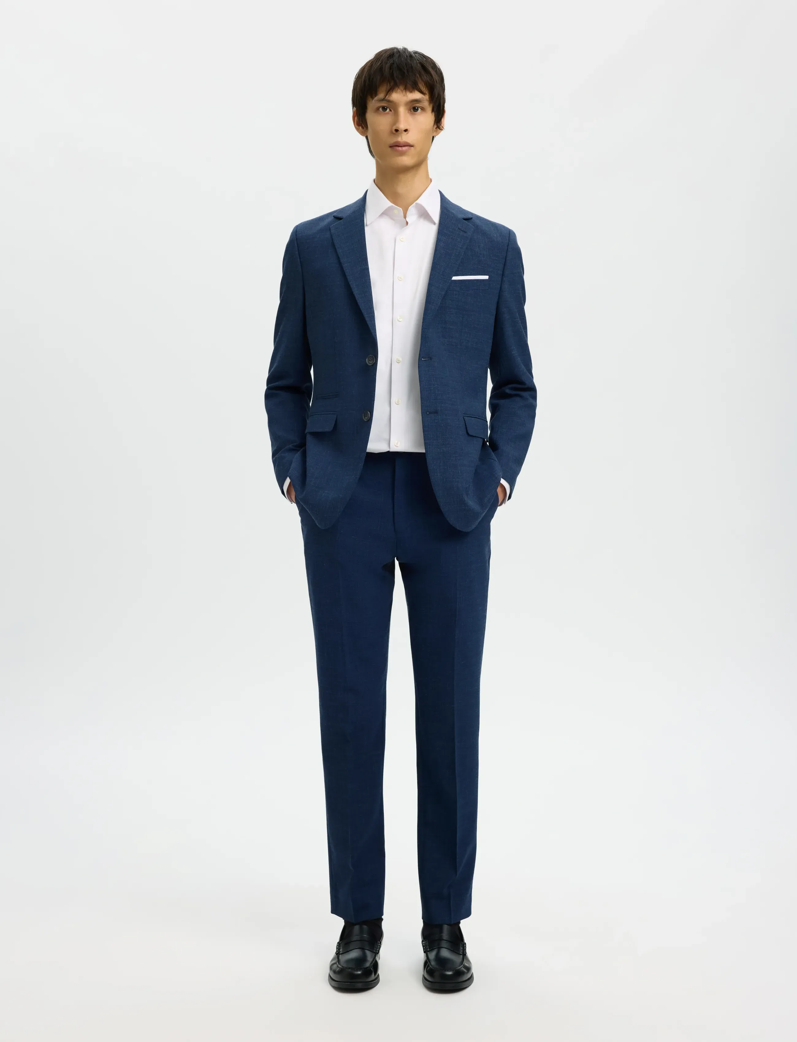 SELECTED Slhslim-Oasis Linen Trs Noos linnebyxor herr – bild 5