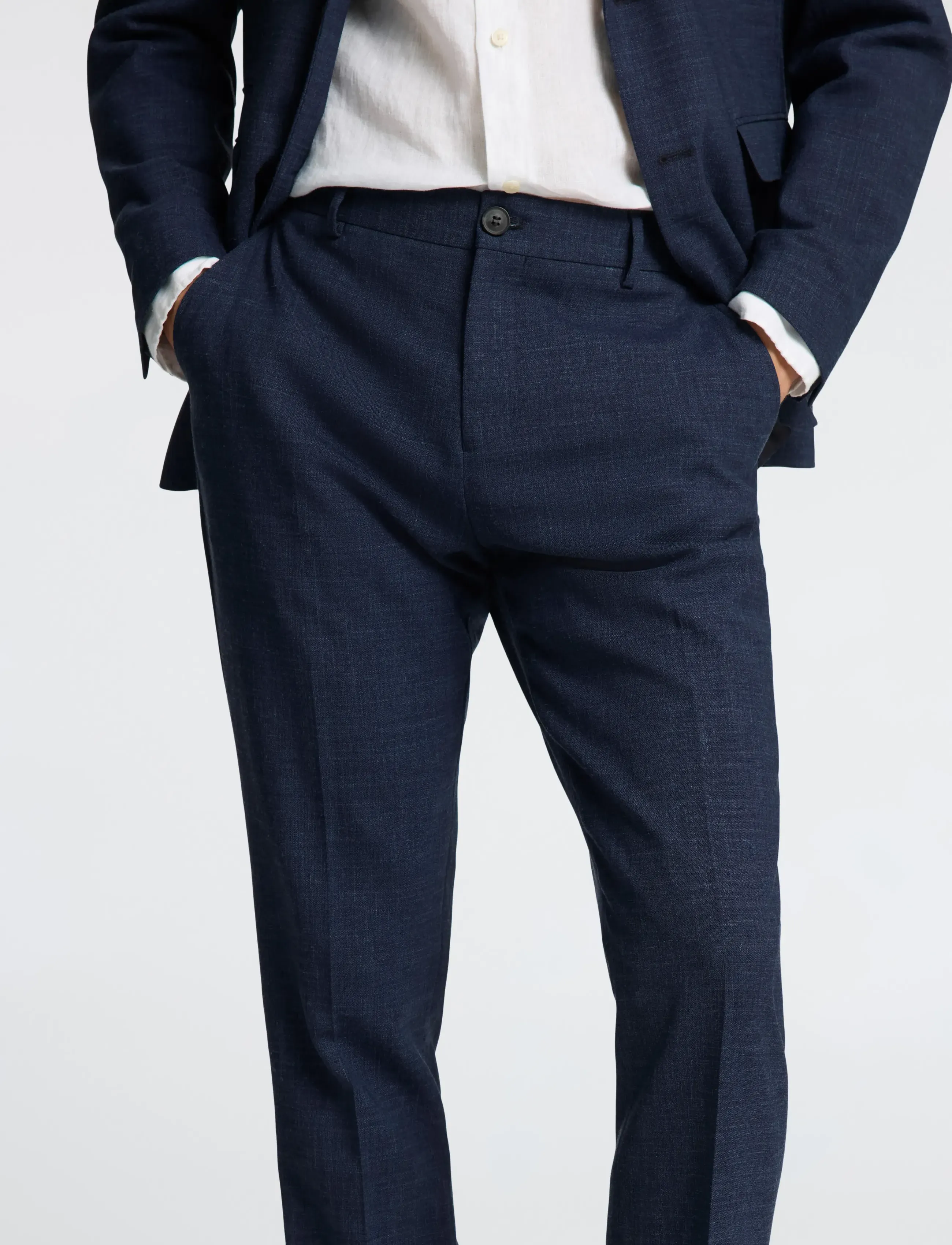 SELECTED Slhslim-Oasis Linen Trs Noos linnebyxor herr – bild 6