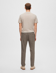 Selected Homme - SLHSLIM-OASIS LINEN TRS NOOS - linen trousers - dark sand melange - 2