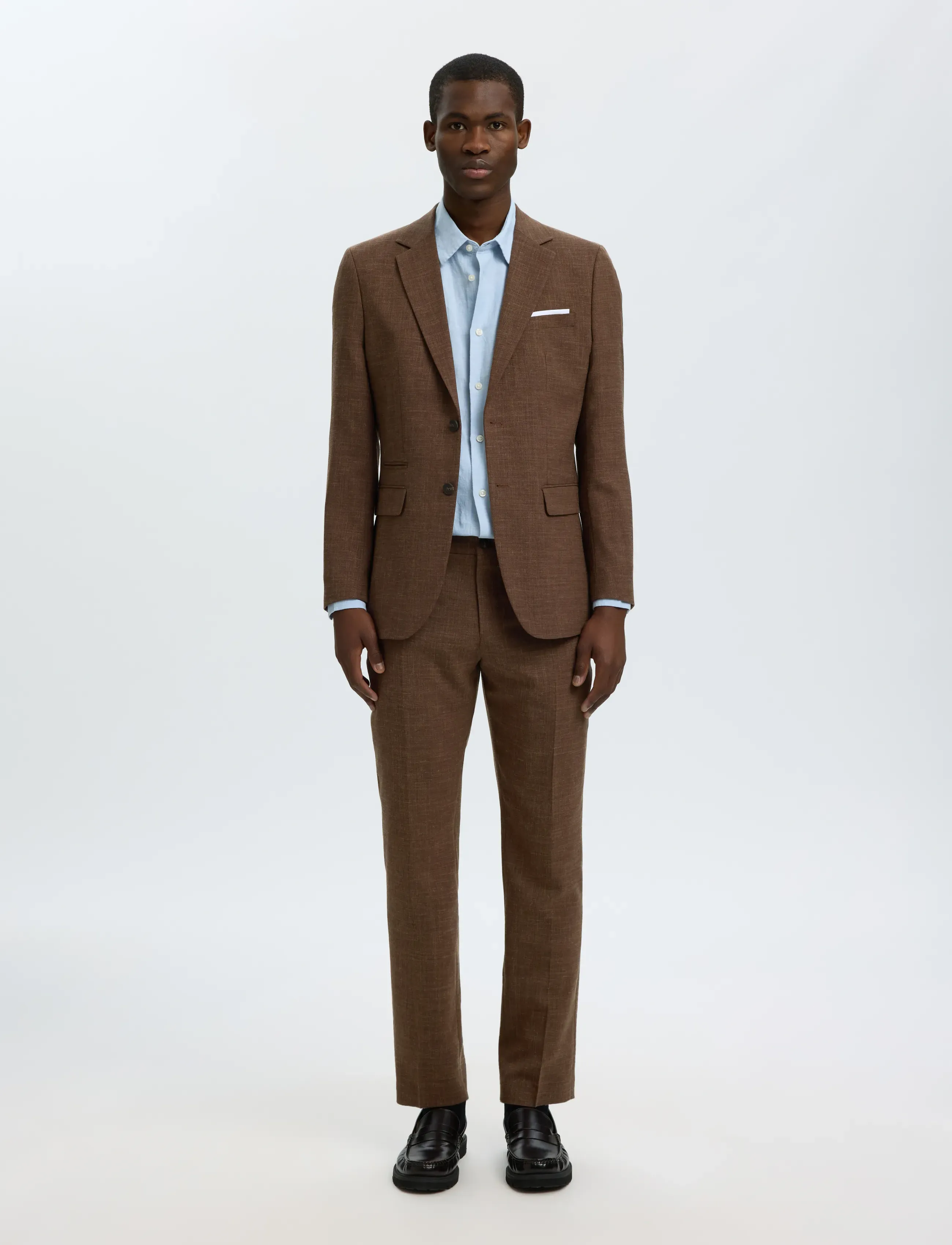 Selected - SLMSLIM-OASIS LINEN TRS NOOS - jakkesætbukser i hør - delicioso - 3
