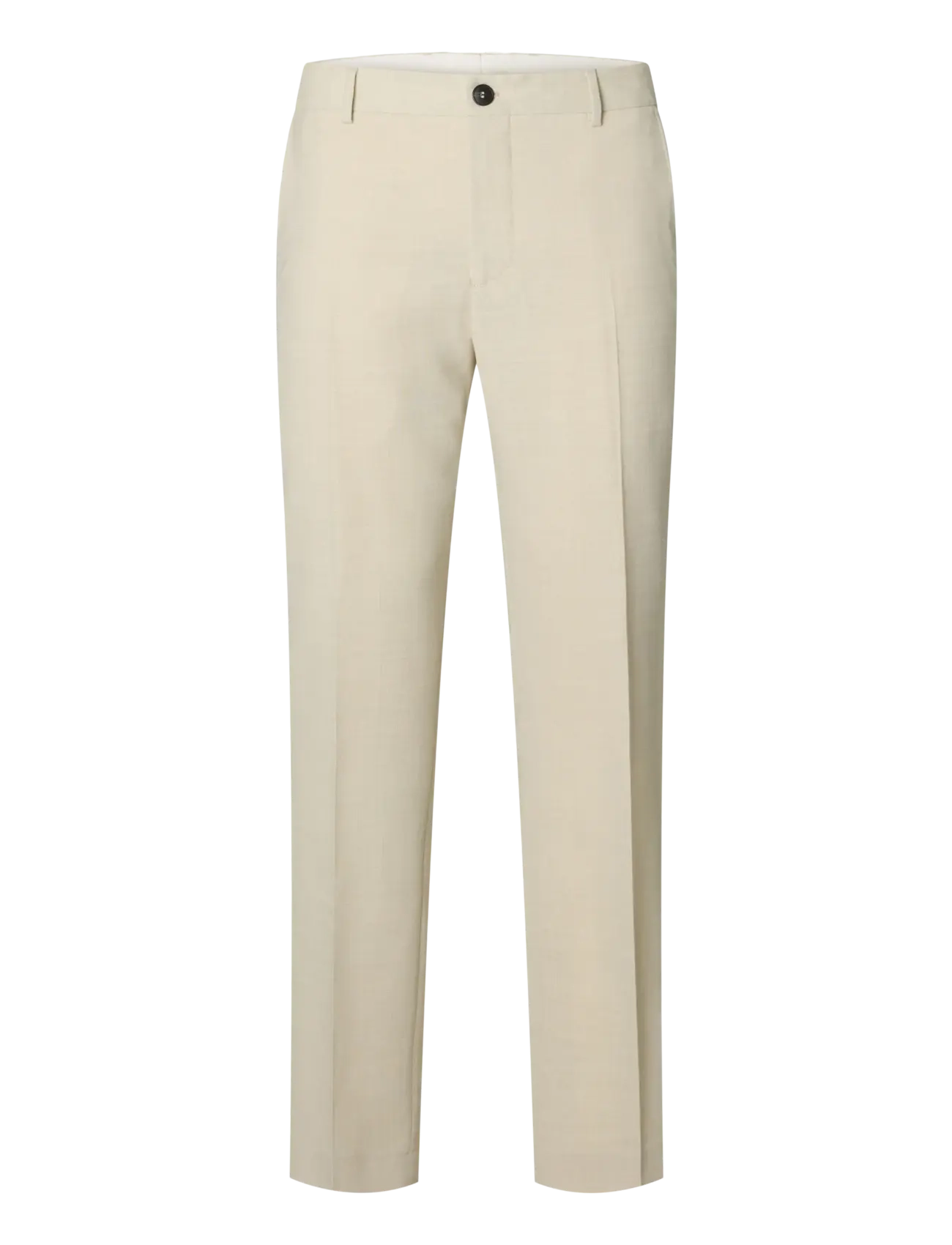 SELECTED Slmslim-Oasis Linen Trs Noos Cream - 50 - Herren