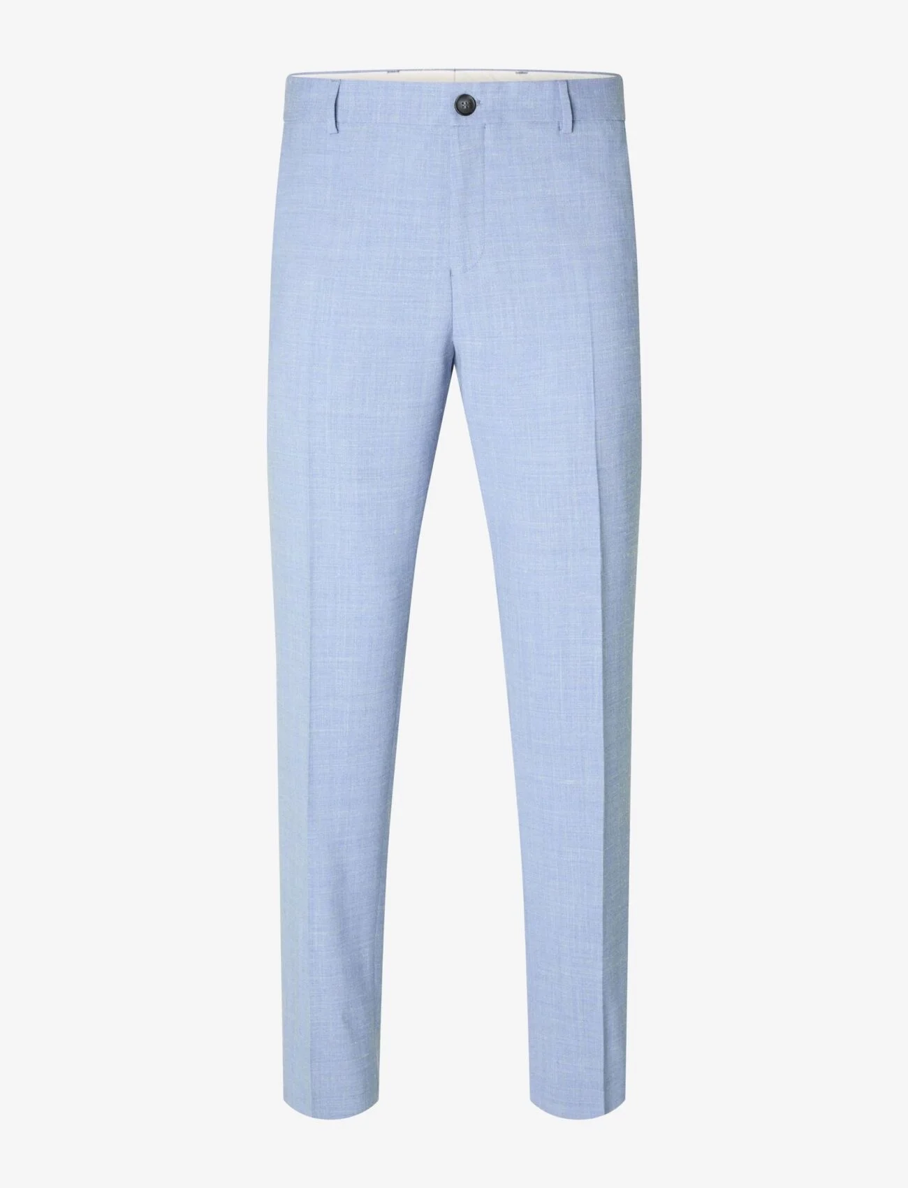 Selected Homme - SLHSLIM-OASIS LINEN TRS NOOS - pantalons - light blue - 0