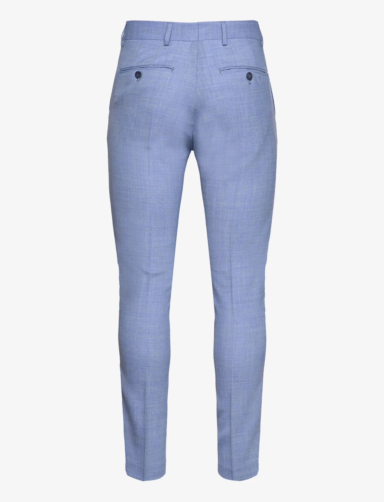 Selected Homme - SLHSLIM-OASIS LINEN TRS NOOS - pantalons - light blue - 1
