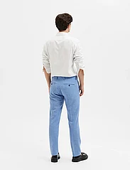 Selected Homme - SLHSLIM-OASIS LINEN TRS NOOS - pantalons - light blue - 3