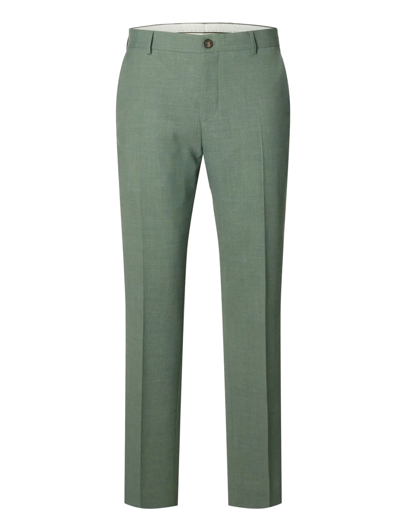 SELECTED Slmslim-Oasis Linen Trs Noos Grün - 44 - Herren