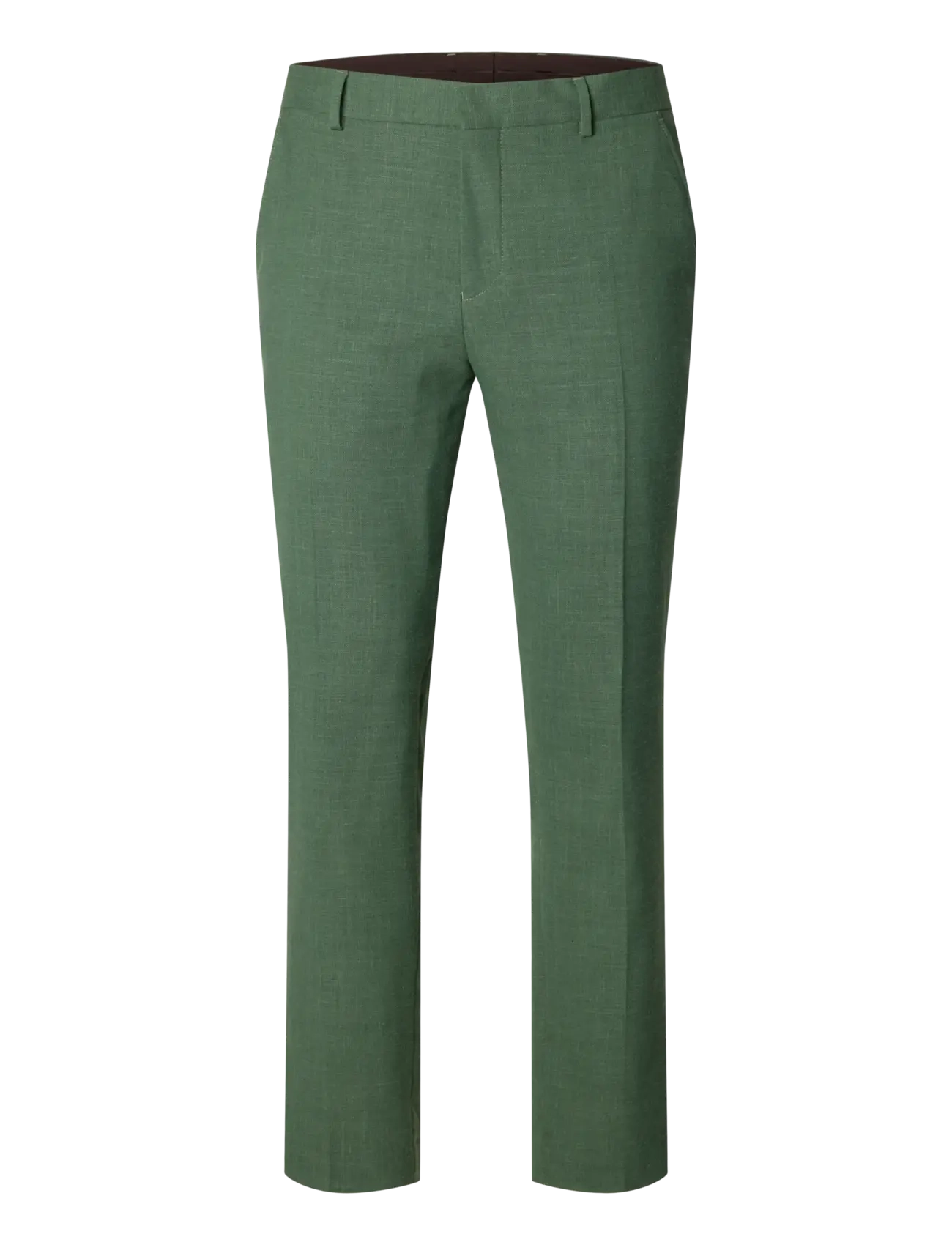 Selected SLMSLIM-OASIS LINEN TRS NOOS - Selected - OLIVE GREEN / khaki/green