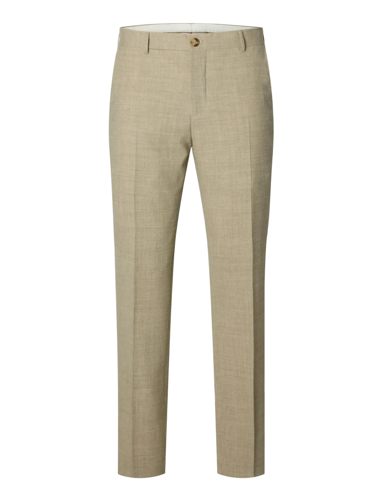 SLMSLIM-OASIS LINEN TRS NOOS - SAND