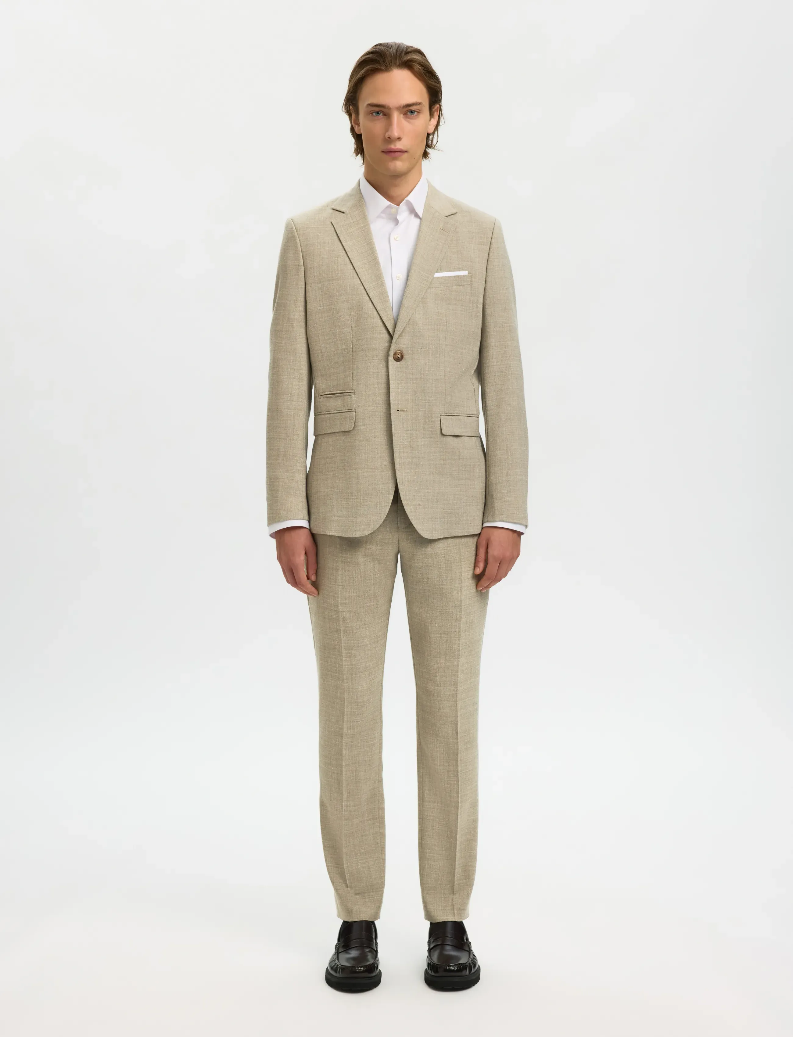 SELECTED Slhslim-Oasis Linen Trs Noos linnebyxor herr – bild 6