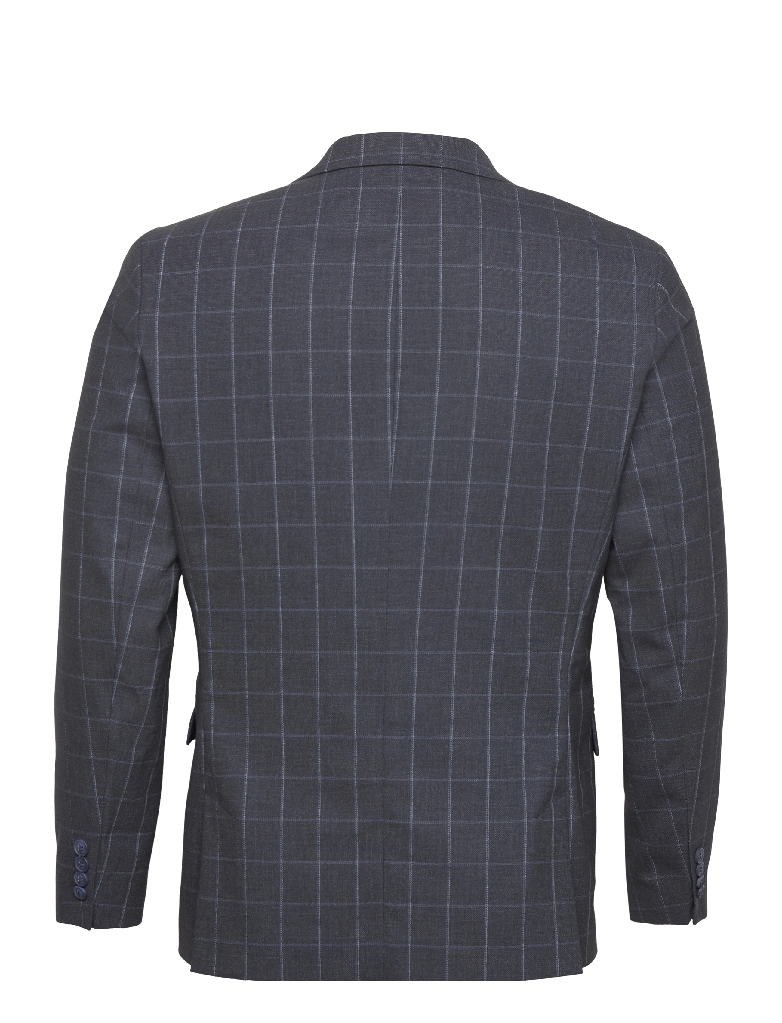 Selected - SLHSLIM-OASIS LINEN NAVY CHK BLZ B NOOS - navy blazer - 1
