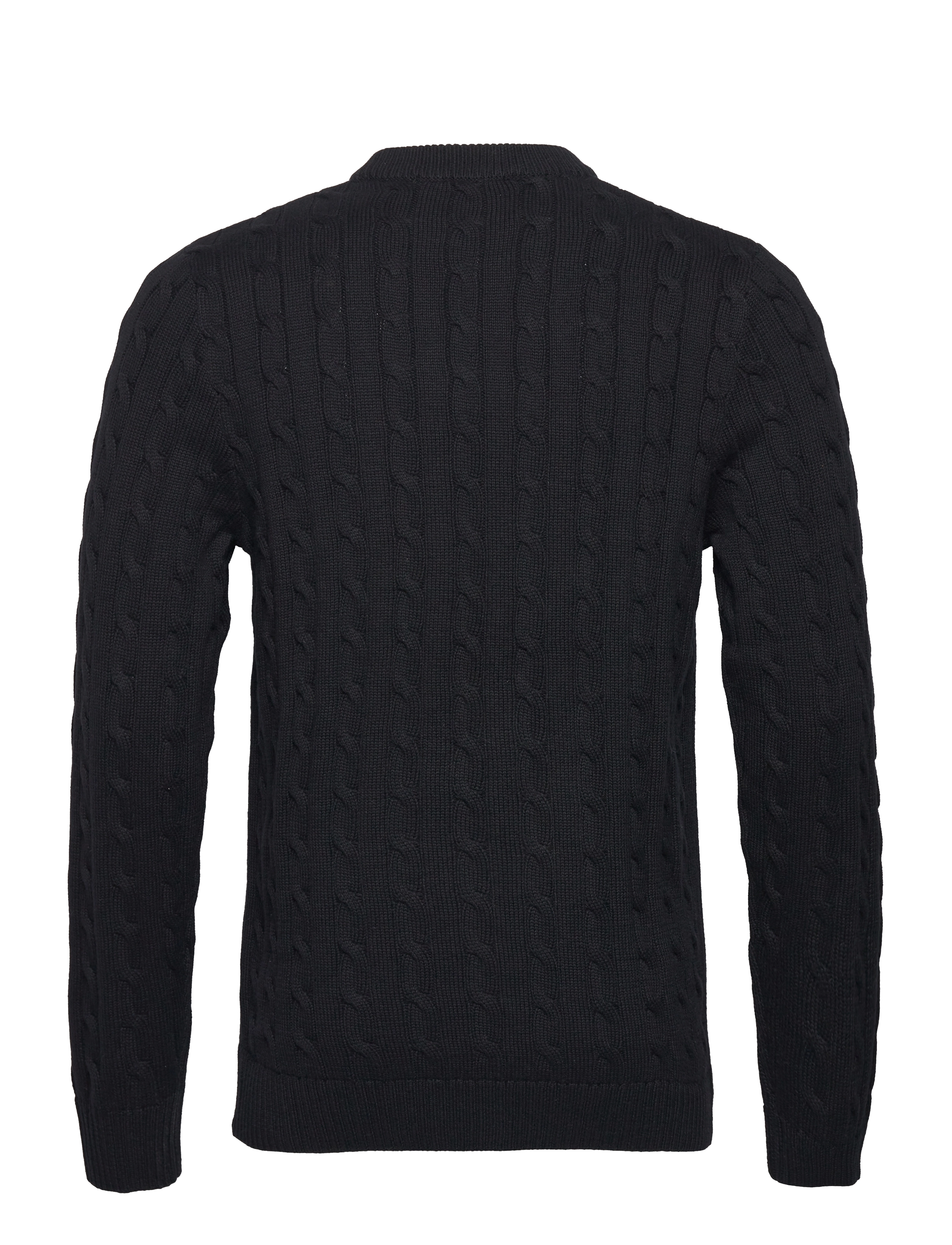 Selected - SLHRYAN STRUCTURE CREW NECK - rund hals - black - 2