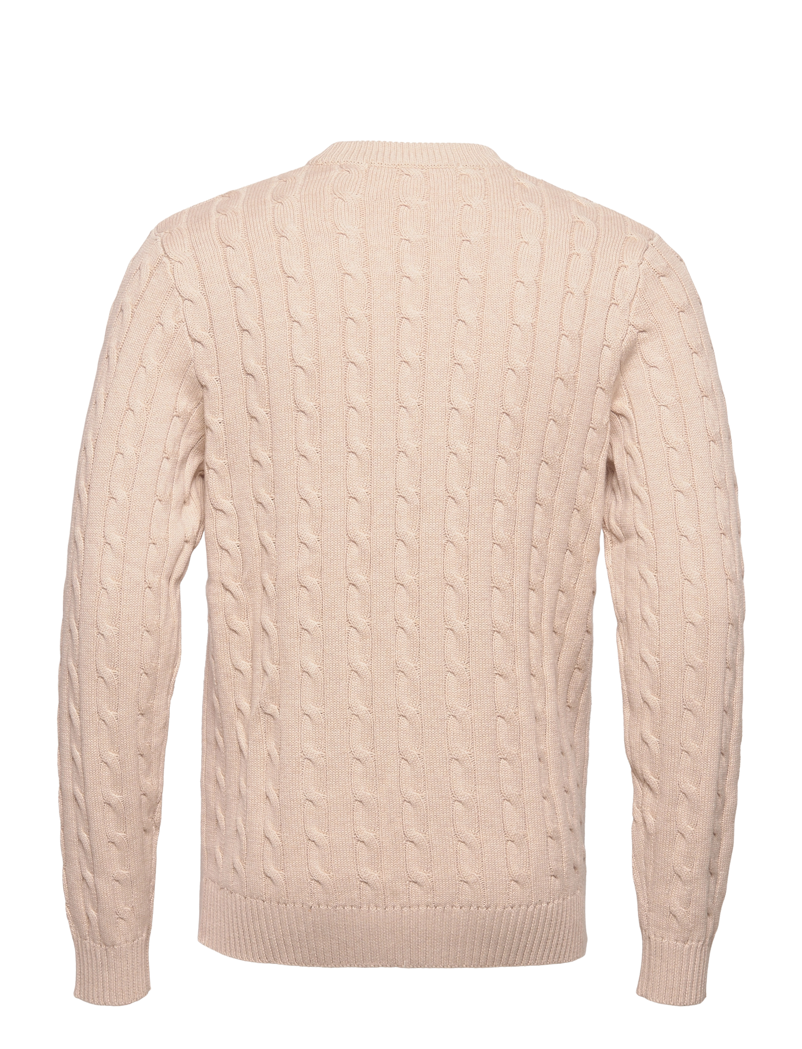 Selected - SLHRYAN STRUCTURE CREW NECK - stickade basplagg - bone white - 2