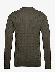 Selected Homme - SLHRYAN STRUCTURE CREW NECK W - basic gebreide truien - forest night - 1