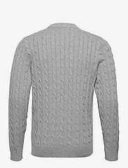 Selected Homme - SLHRYAN STRUCTURE CREW NECK W - megztiniai su apvalios formos apykakle - medium grey melange - 1