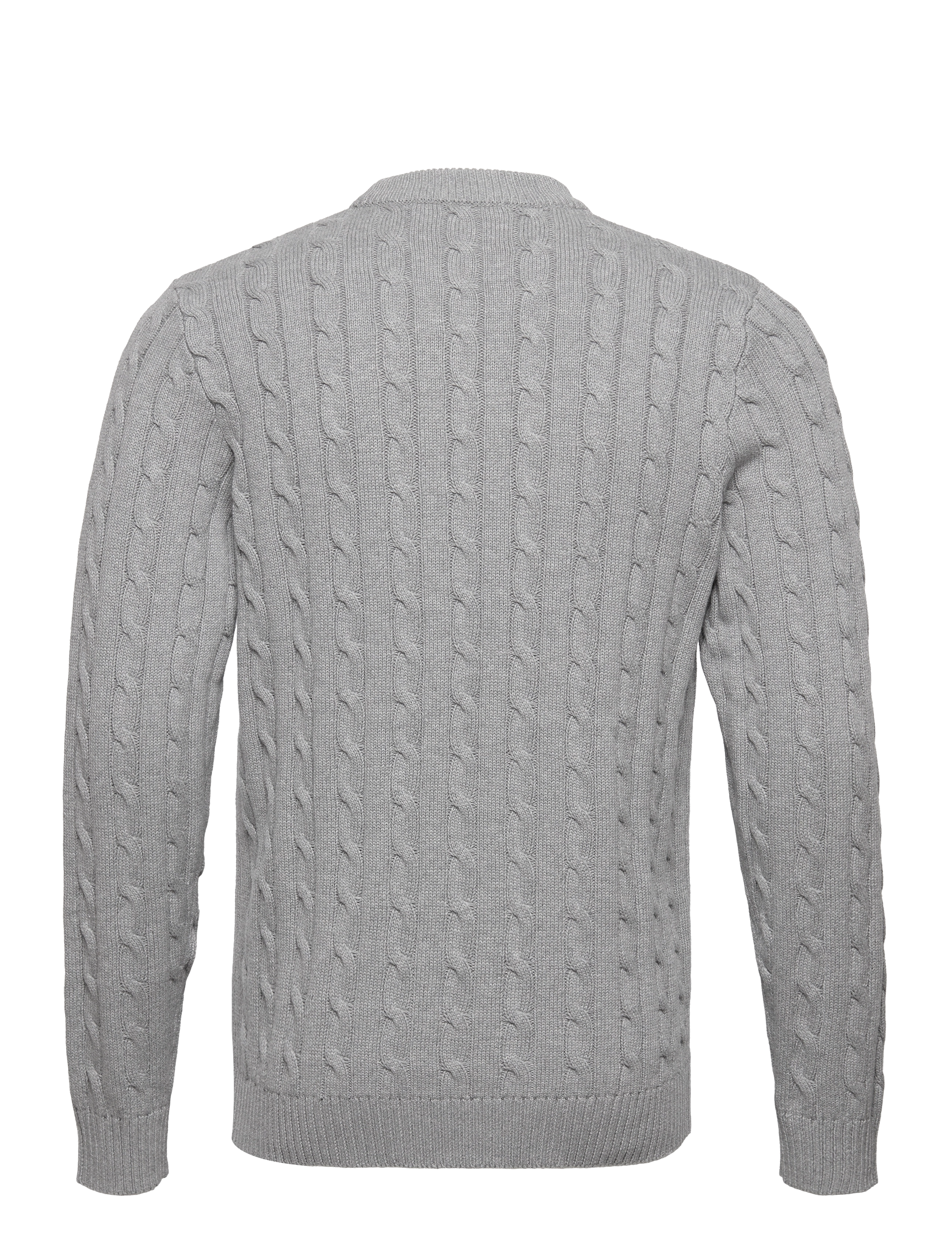 Selected - SLHRYAN STRUCTURE CREW NECK - rund hals - medium grey melange - 2