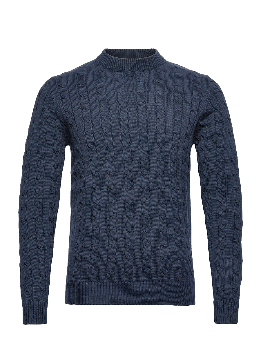 Selected - SLHRYAN STRUCTURE CREW NECK - rund hals - sky captain - 1