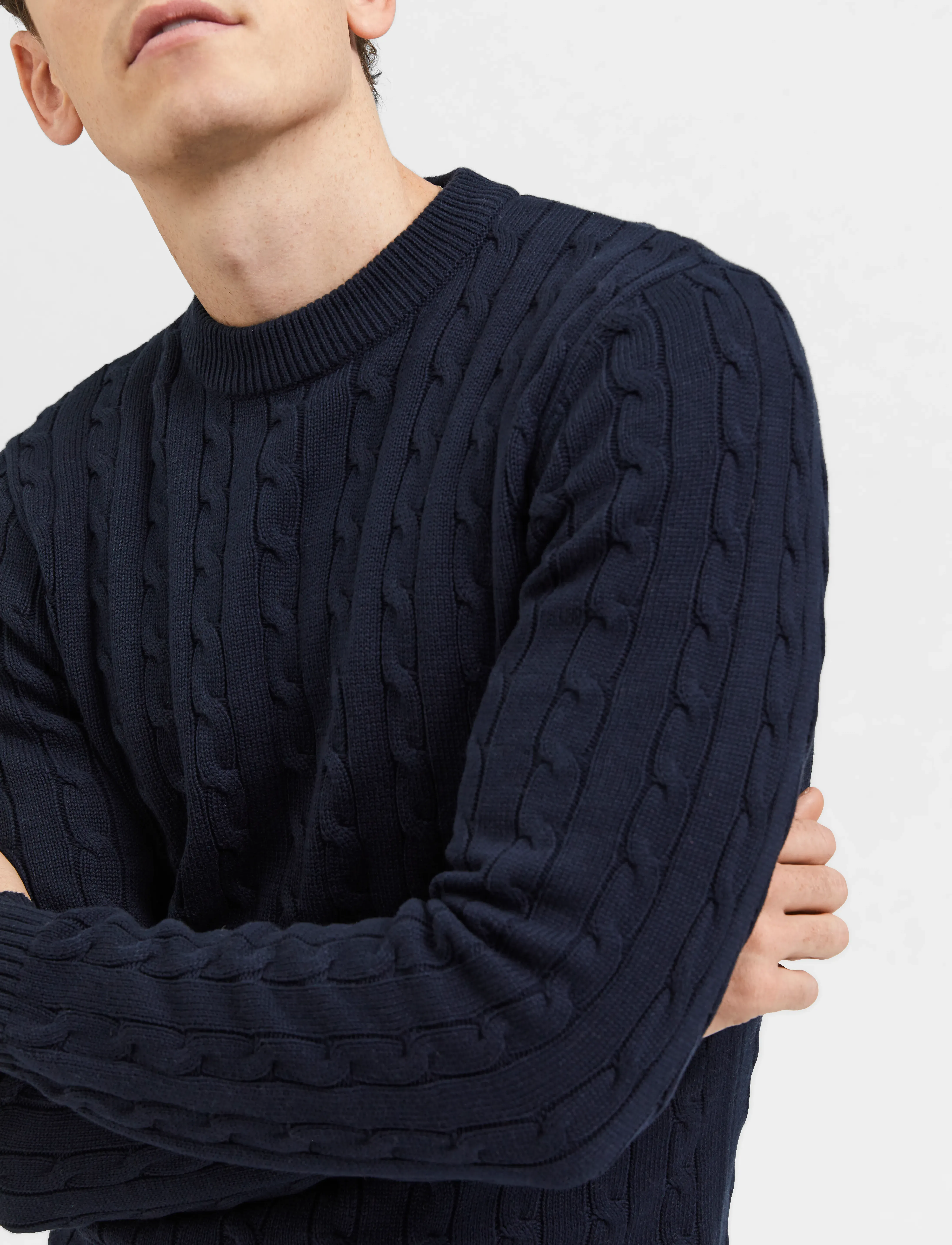 Selected - SLHRYAN STRUCTURE CREW NECK - rund hals - sky captain - 5