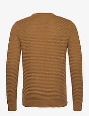 Selected Homme - SLHREMY LS KNIT ALL STU CREW NECK W CAMP - stickade basplagg - breen - 1