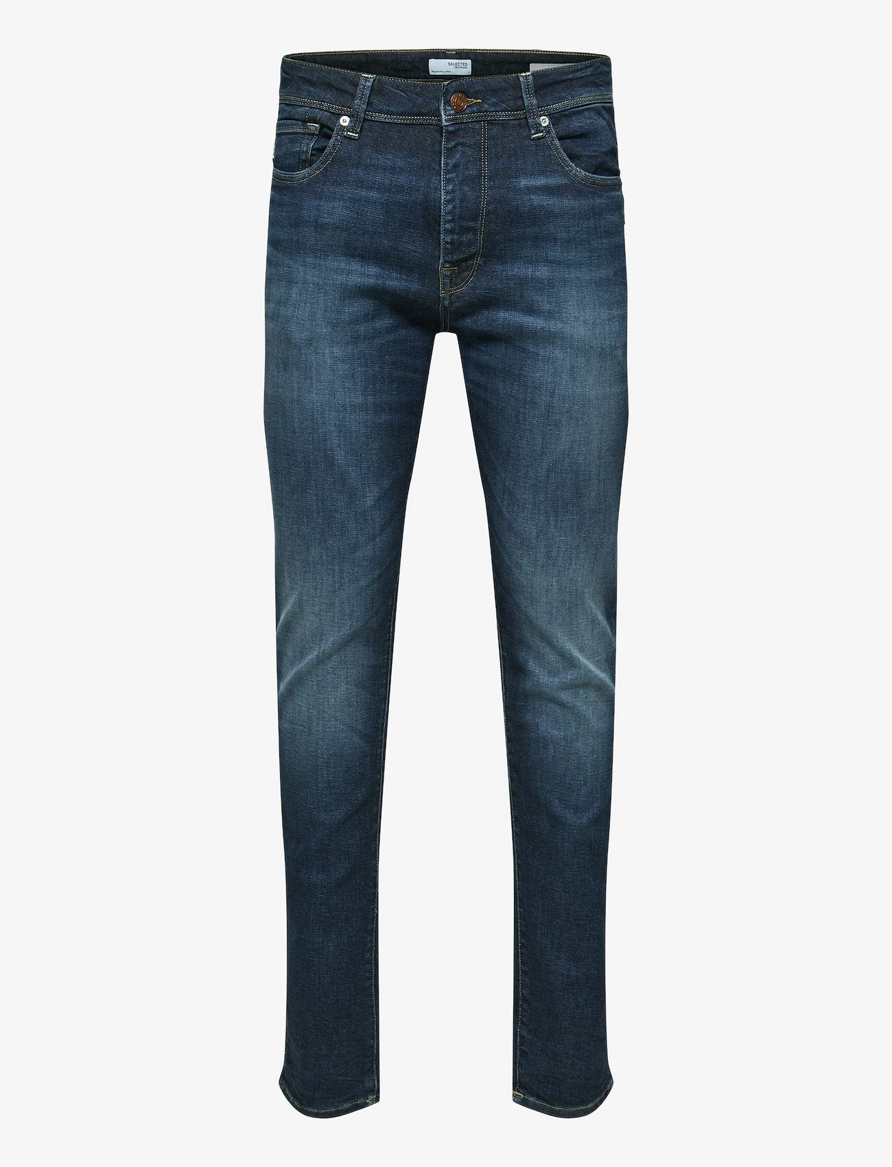 Selected Homme - SLH175-SLIMLEON 31604 D.BLUE SOFT NOOS - slim jeans - dark blue denim - 0