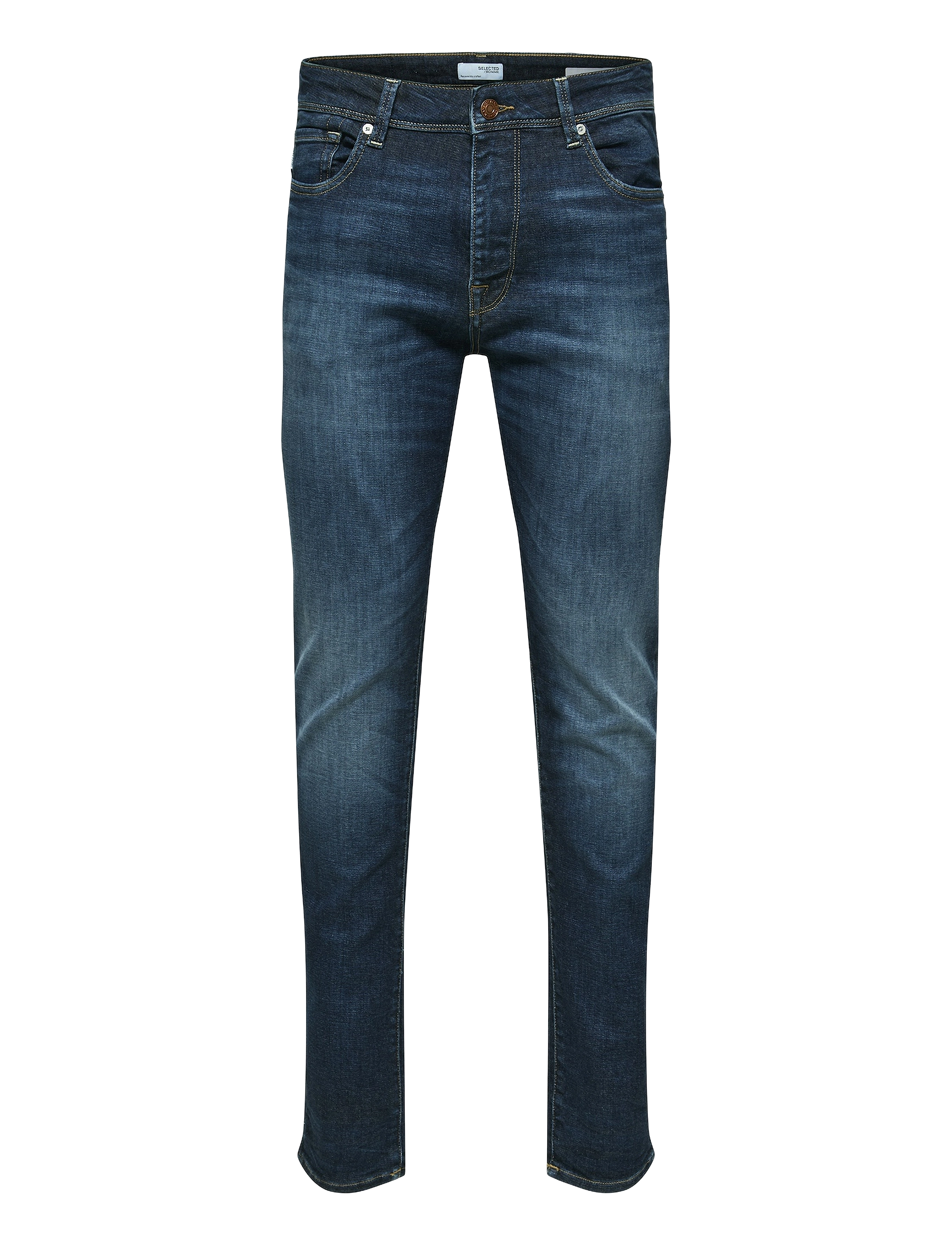 Selected - SLH175-SLIMLEON 31604 D.BLUE SOFT NOOS - dark blue denim - 1